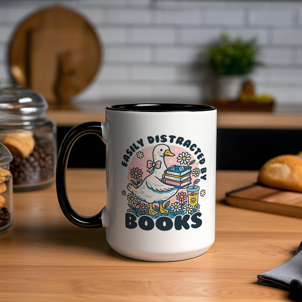 Easily Distracted by Books - Hobbies and Interests Mug
