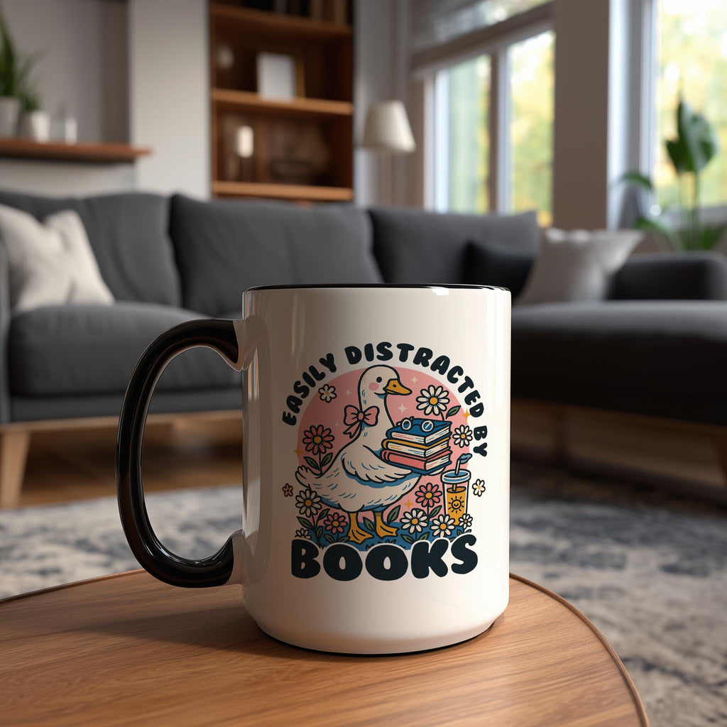 Easily Distracted by Books - Hobbies and Interests Mug