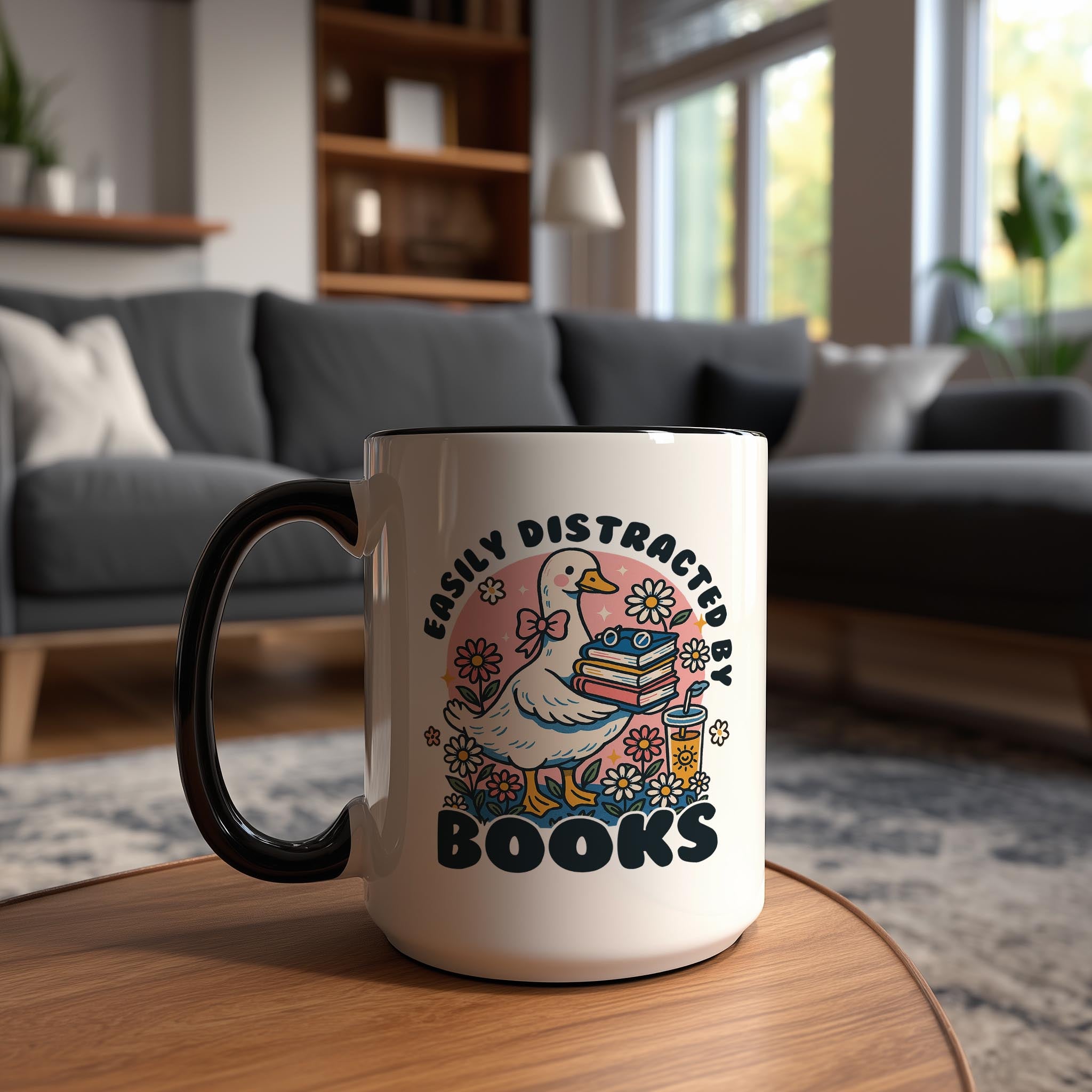 Easily Distracted by Books - Hobbies and Interests Mug