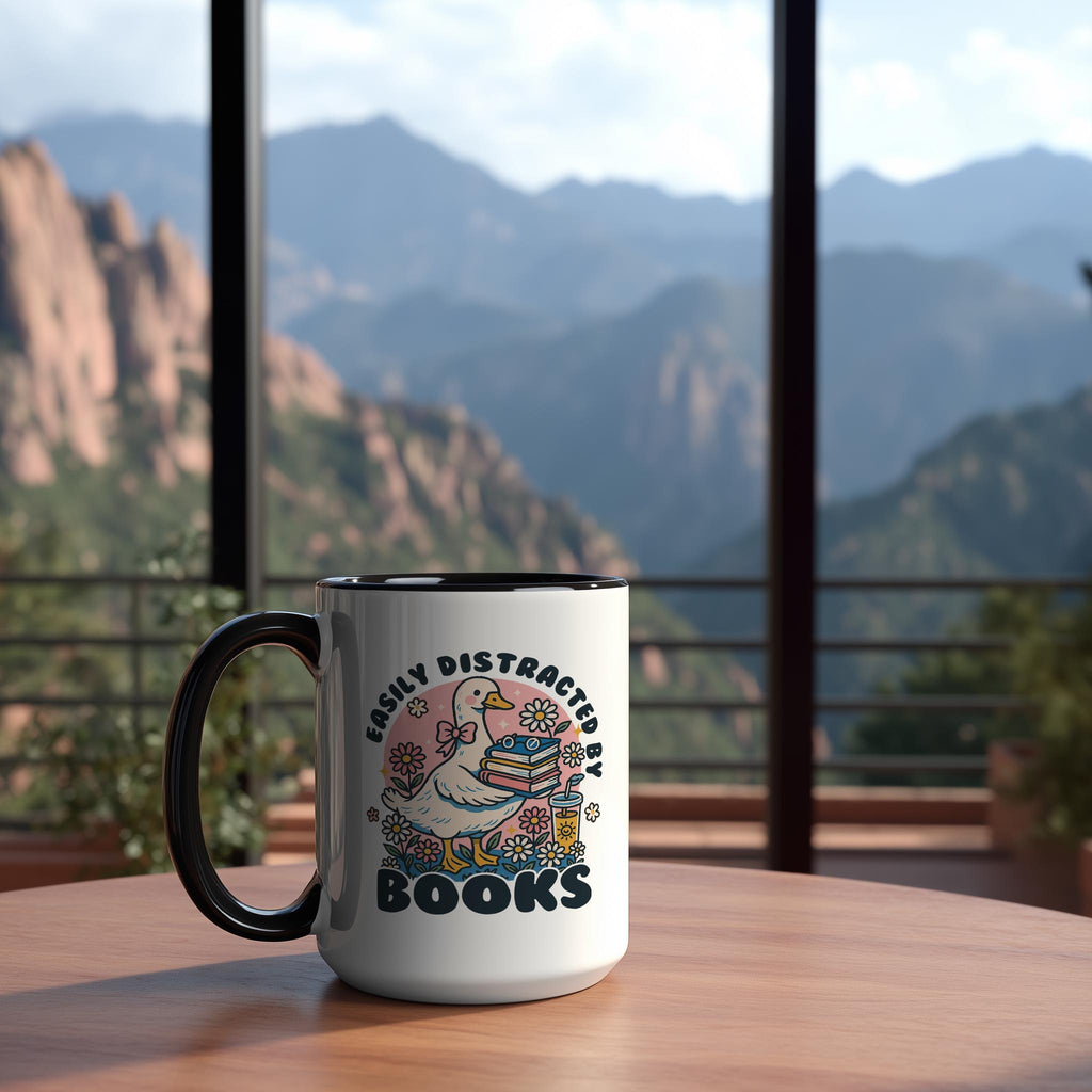 Easily Distracted by Books - Hobbies and Interests Mug