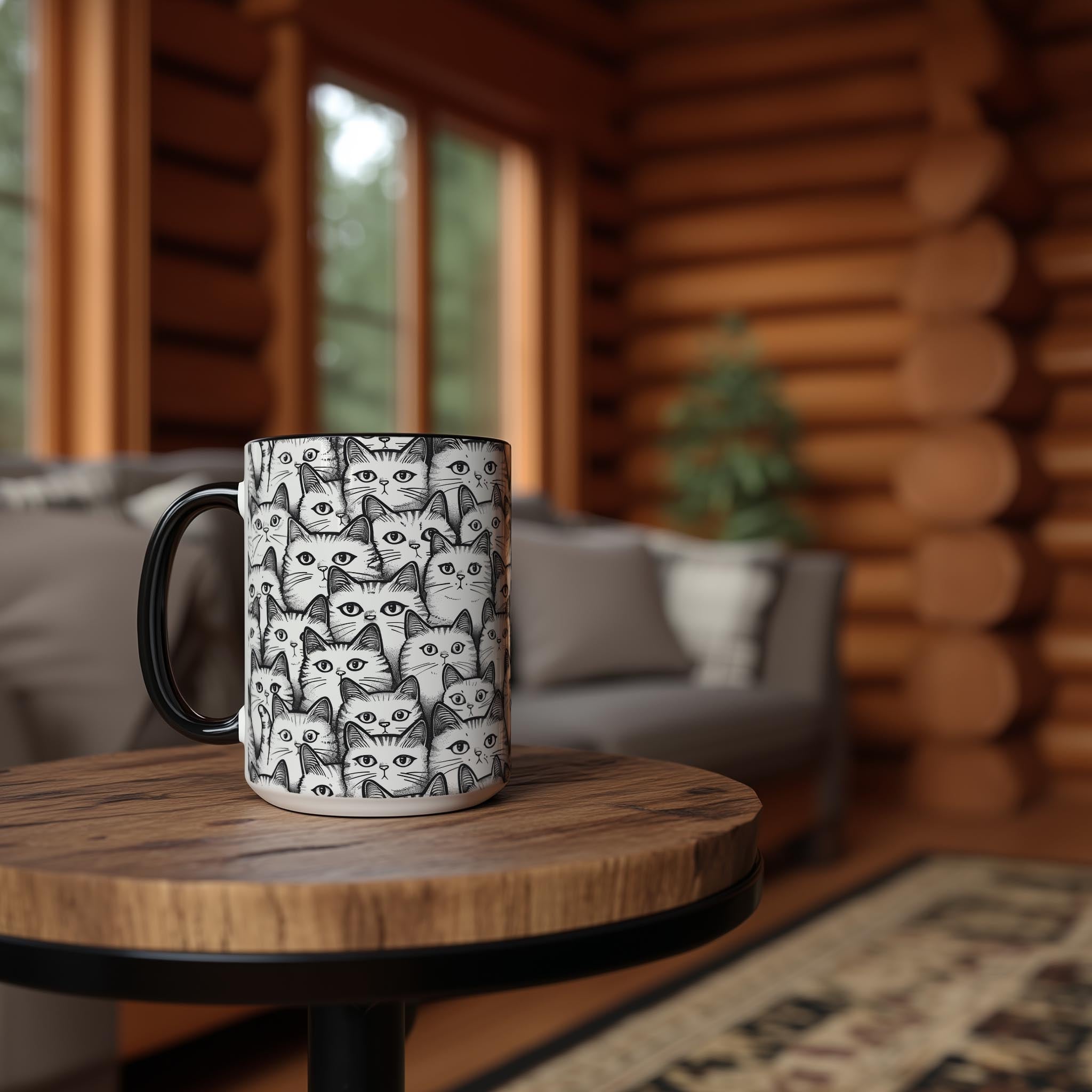 Waiting for Dinner Cats - Pet Lovers Mug