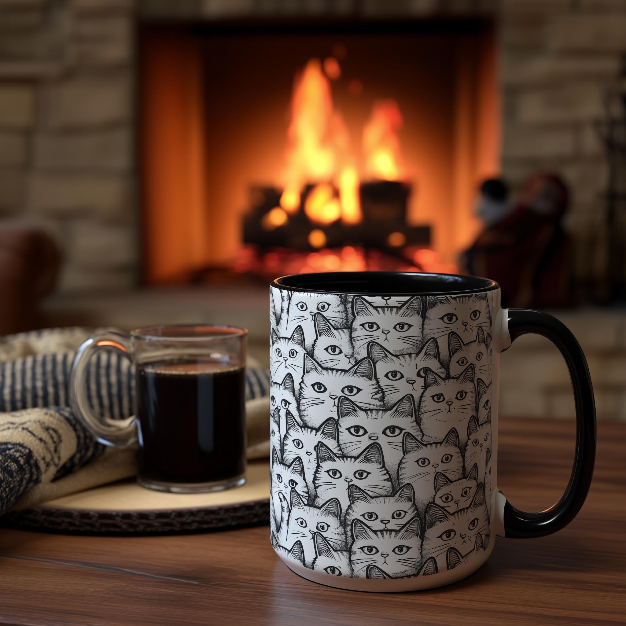 Waiting for Dinner Cats - Pet Lovers Mug