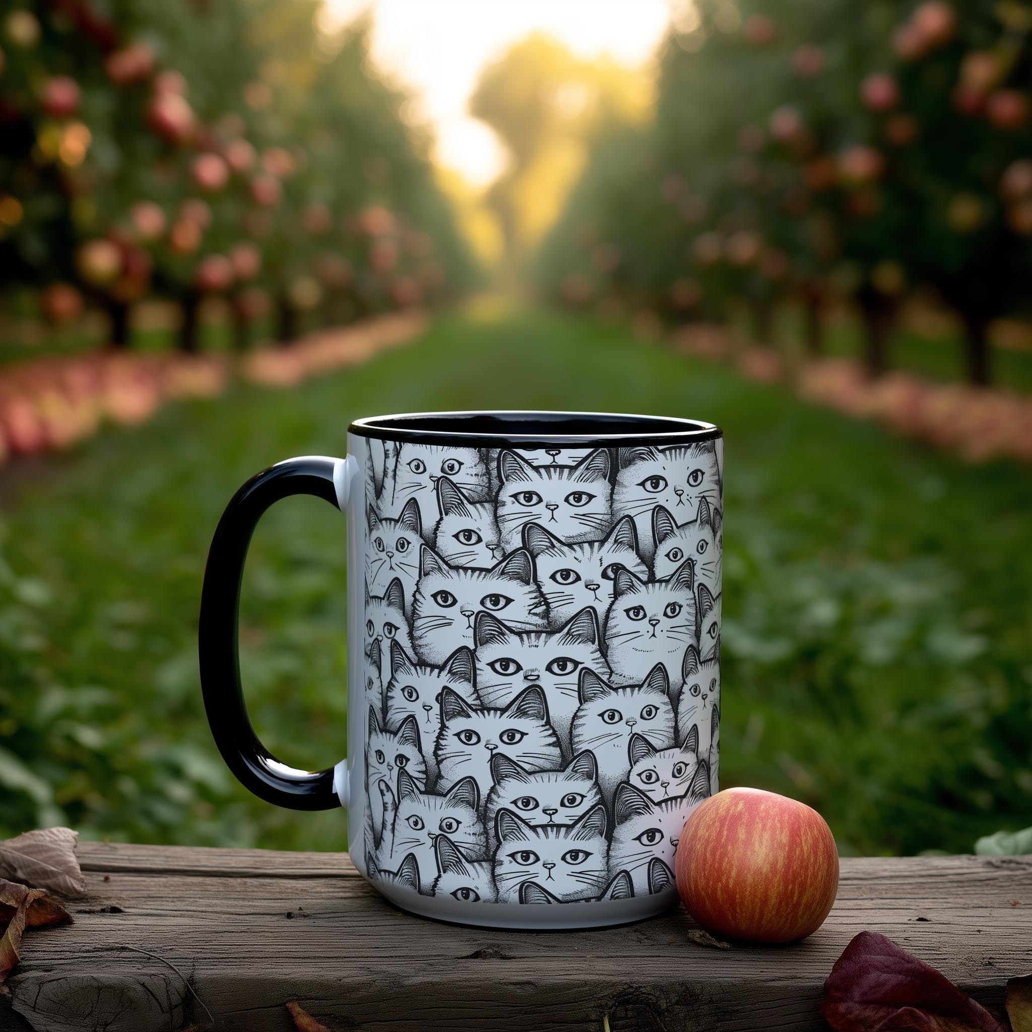 Waiting for Dinner Cats - Pet Lovers Mug
