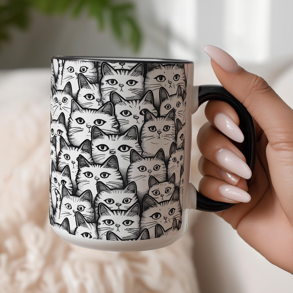 Waiting for Dinner Cats - Pet Lovers Mug