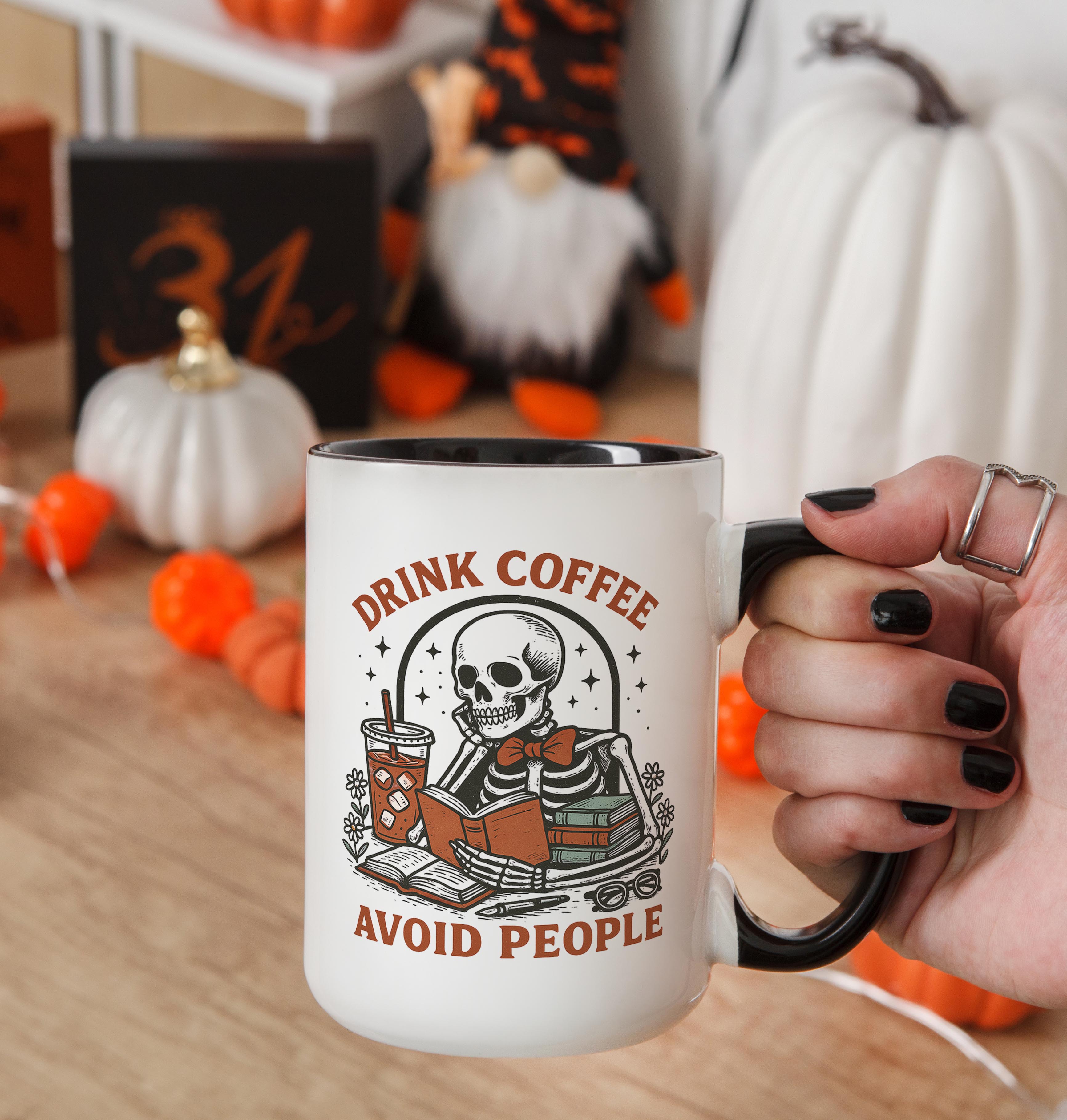 Drink Coffee - Avoid People - Adult Humor Mug