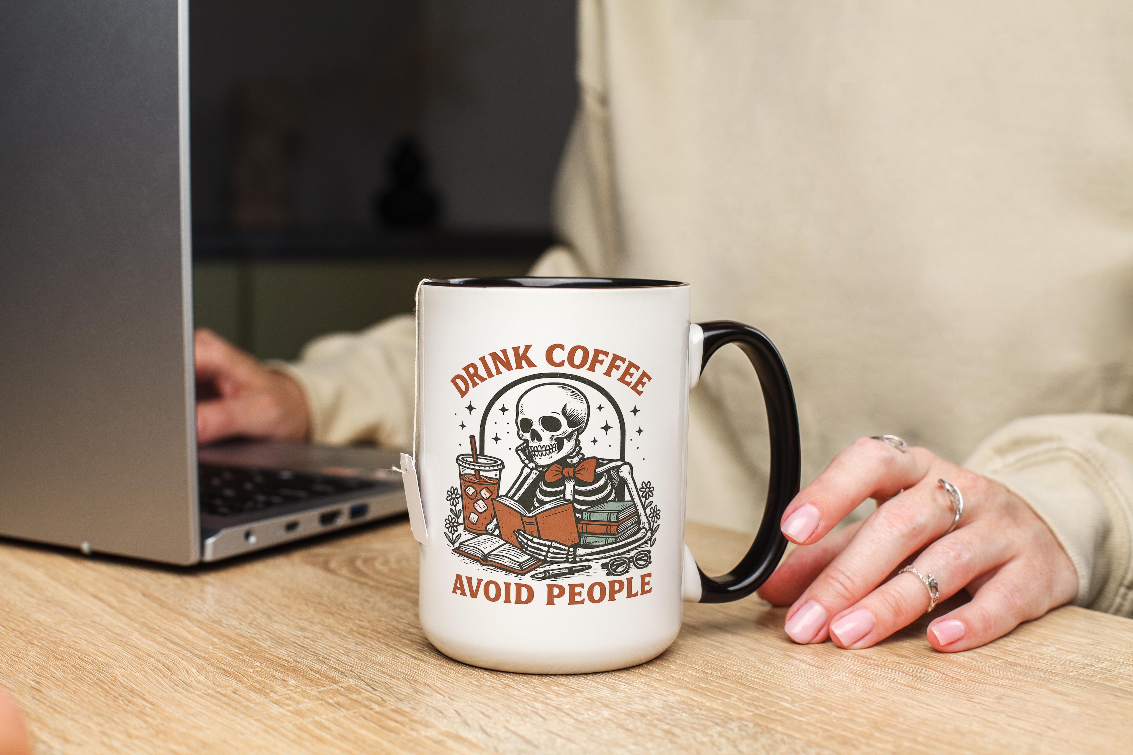 Drink Coffee - Avoid People - Adult Humor Mug