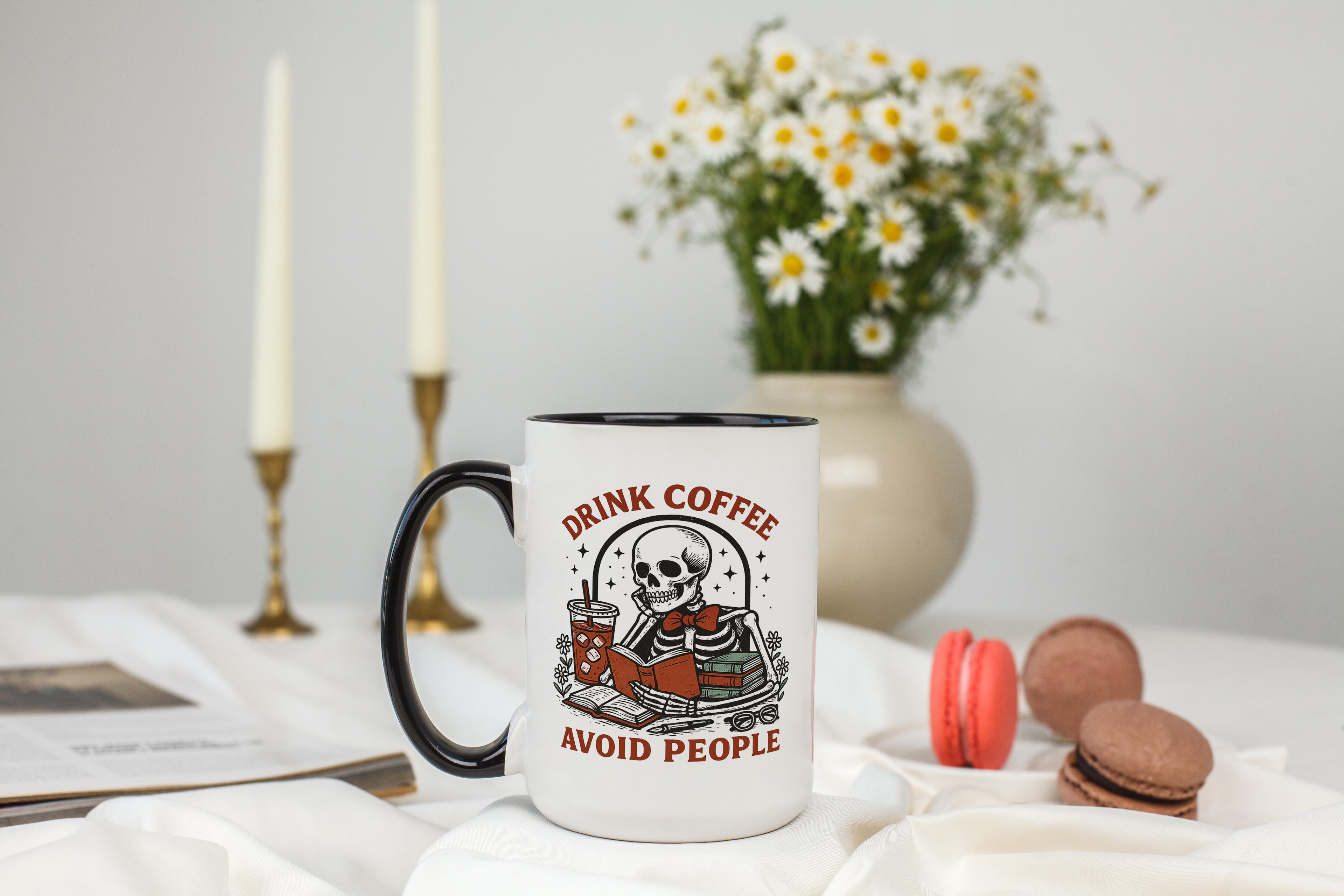 Drink Coffee - Avoid People - Adult Humor Mug