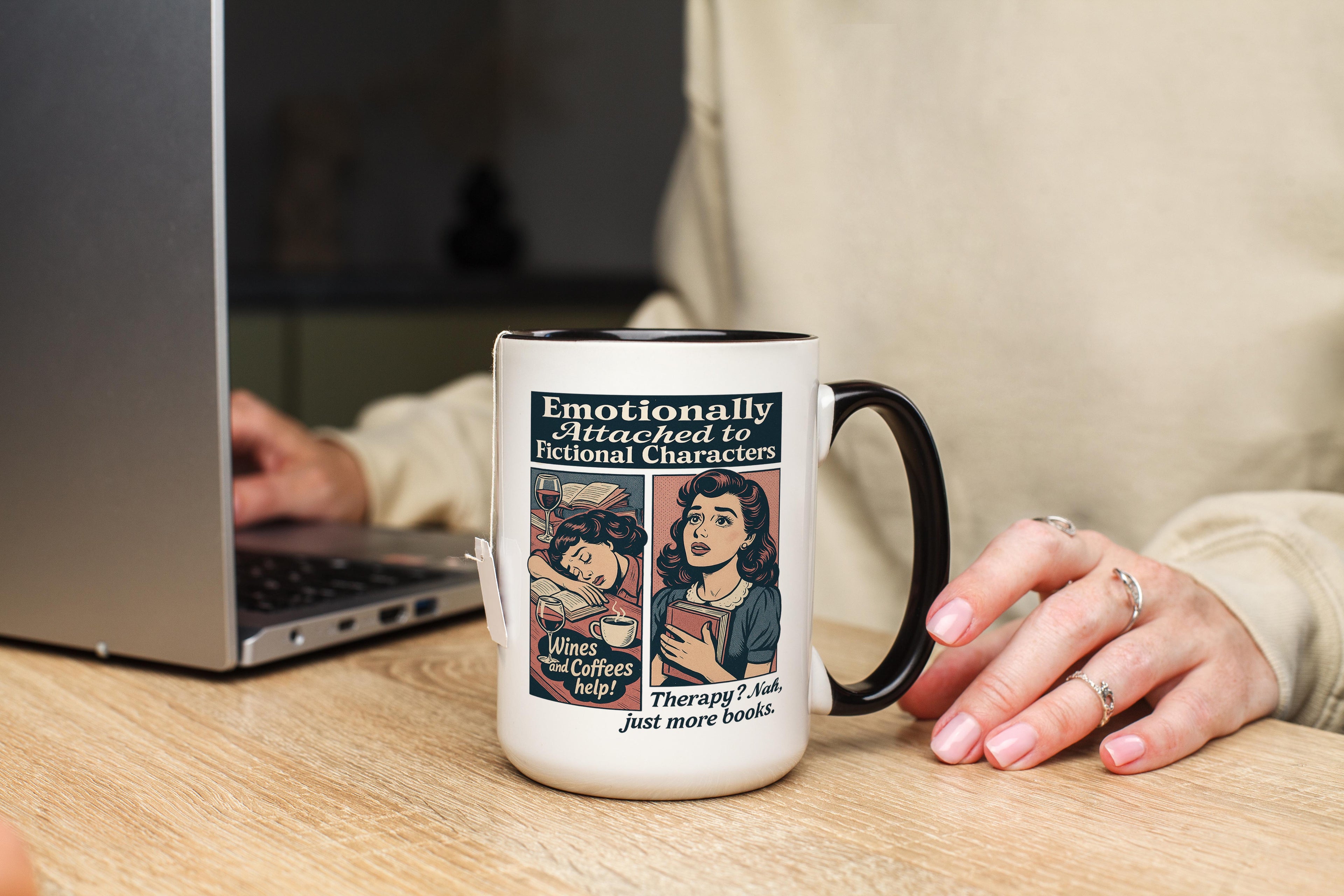 Emotionally Attached to Fictional Characters - Hobbies and Interests Mug