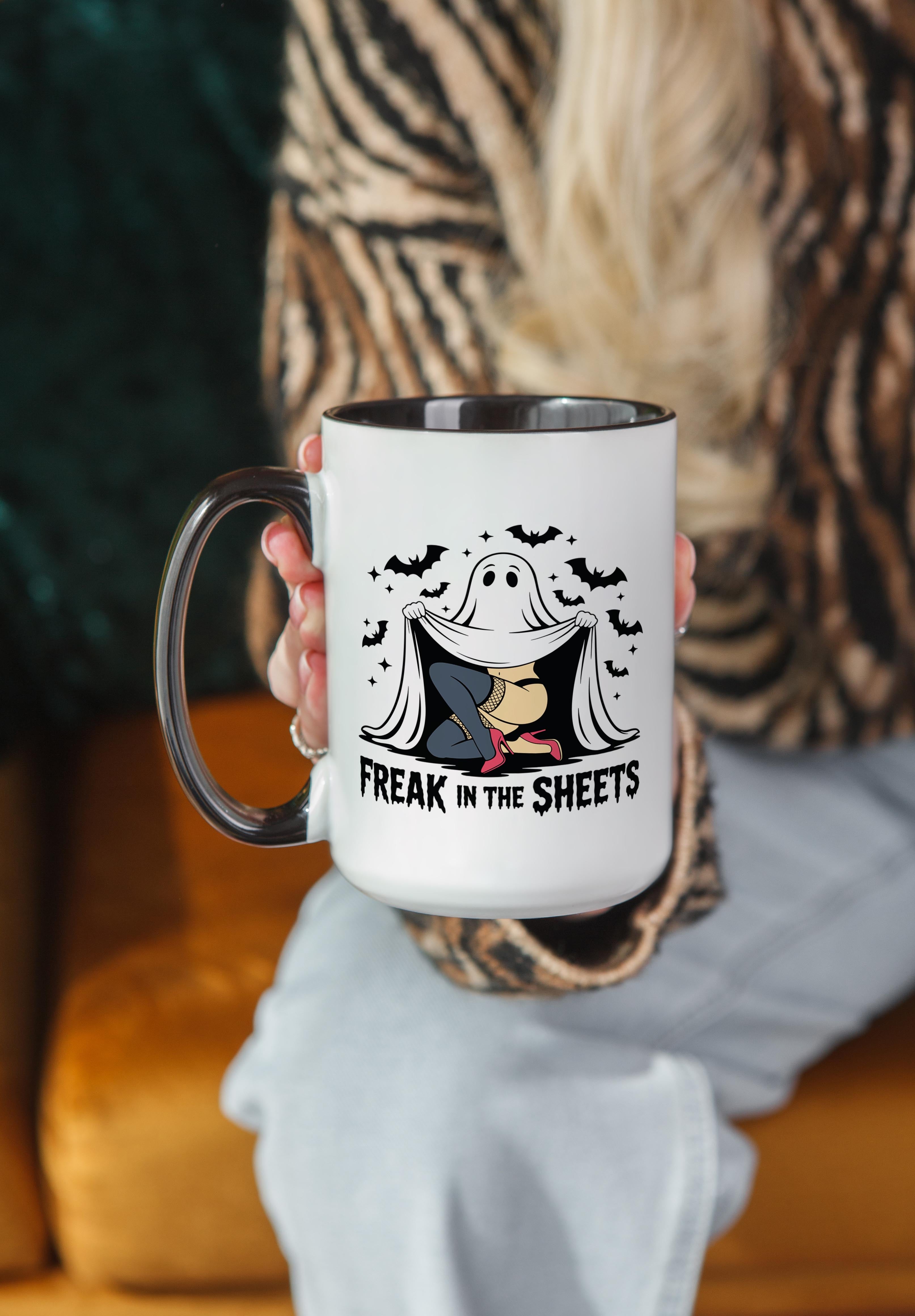 Freak in the Sheets! -  Halloween Mug