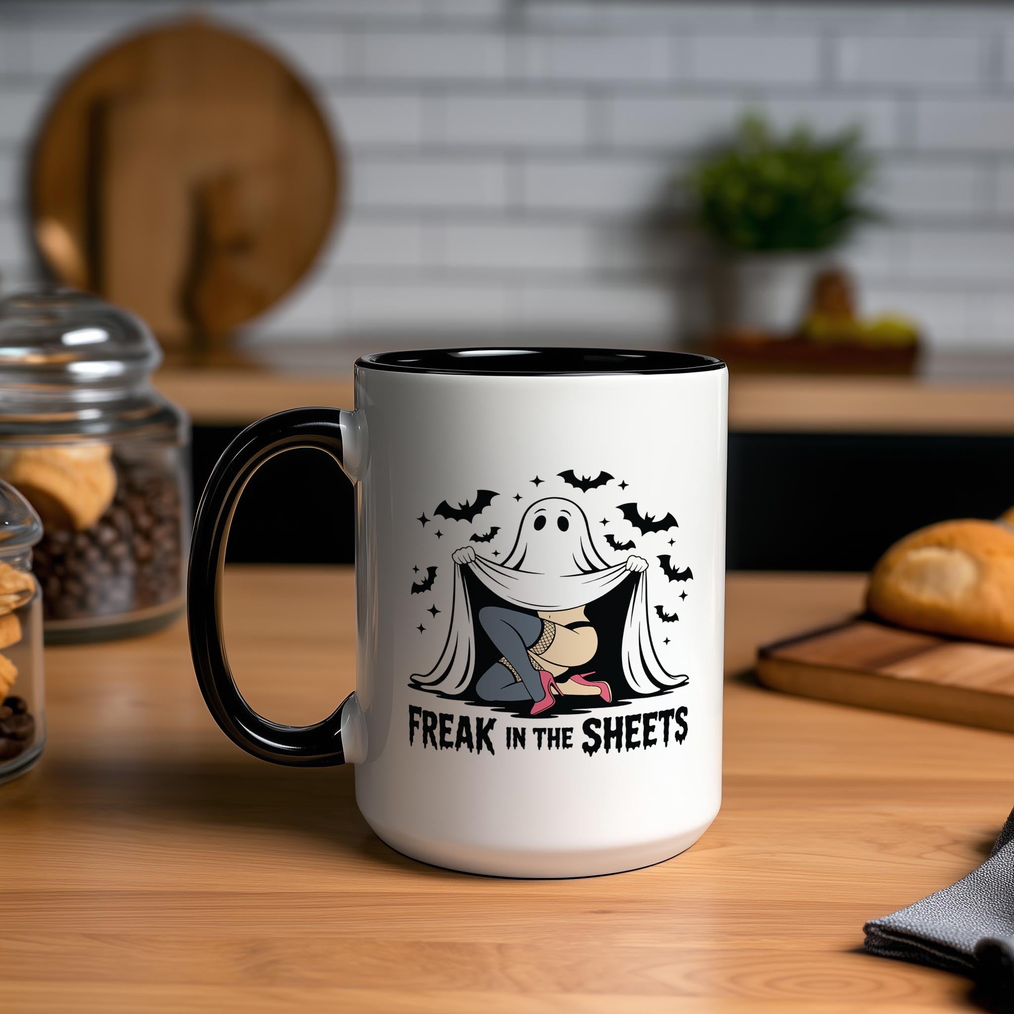 Freak in the Sheets! -  Halloween Mug