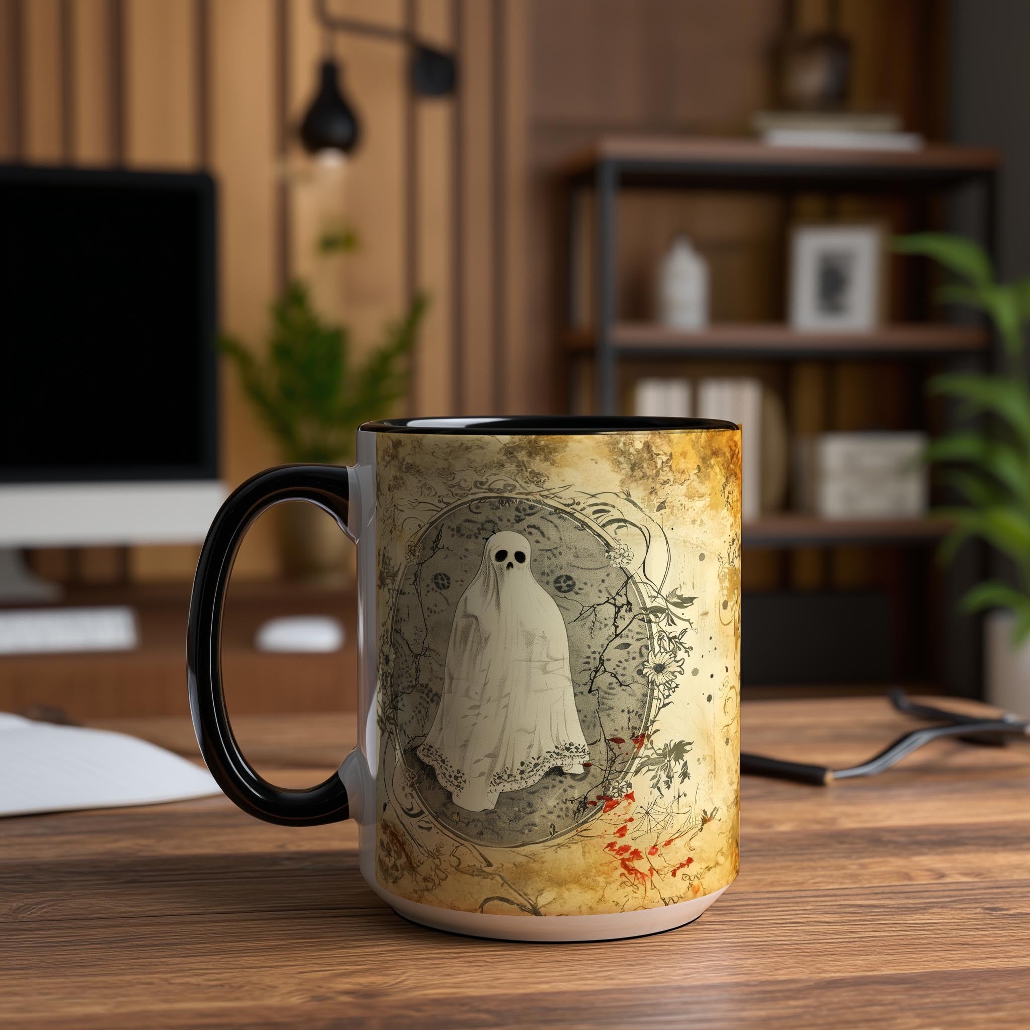 Ghost Portraits - Halloween Mug