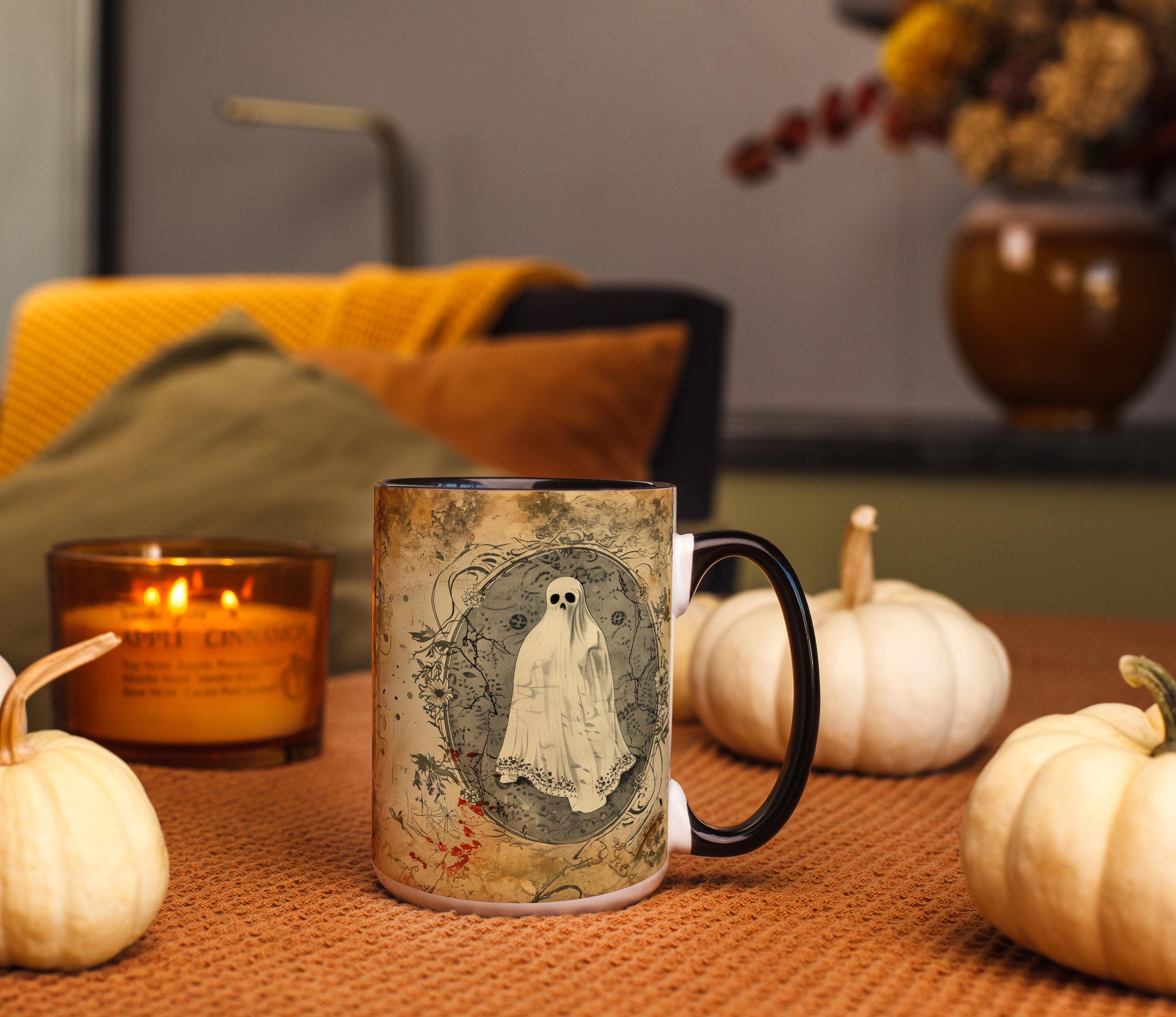 Ghost Portraits - Halloween Mug