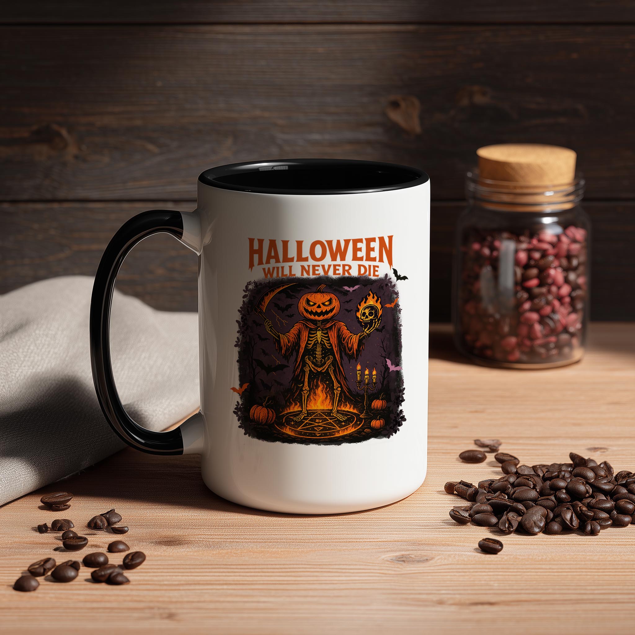 Halloween Will Never Die - Halloween Mug