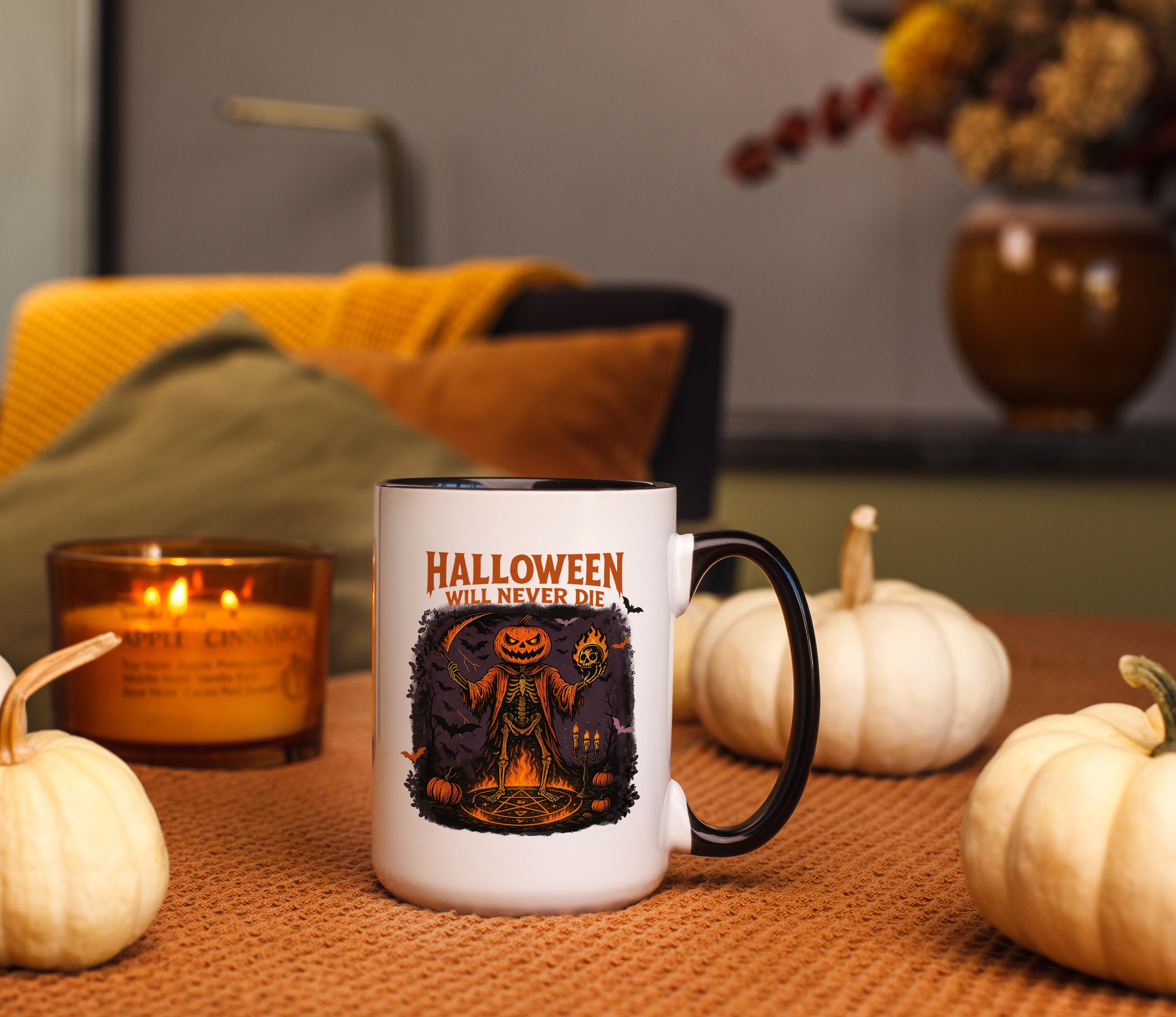 Halloween Will Never Die - Halloween Mug