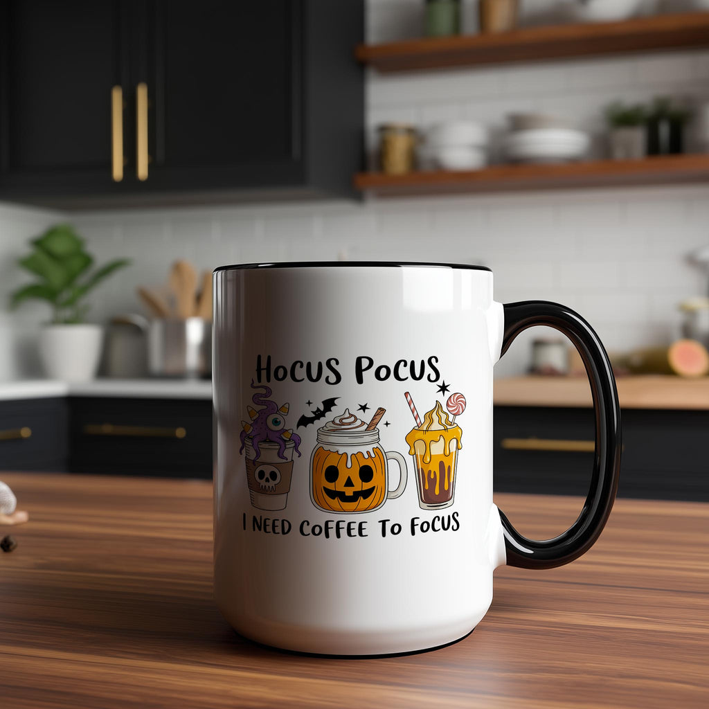 Hocus Pocus I need Coffee to Focus - Coffee Lovers Mug
