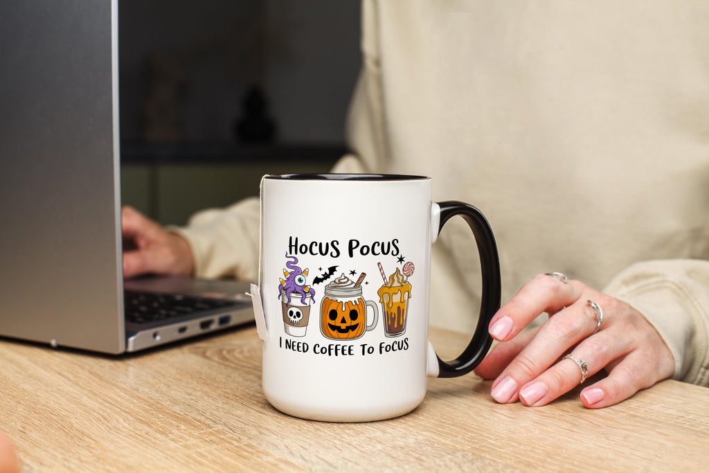 Hocus Pocus I need Coffee to Focus - Coffee Lovers Mug