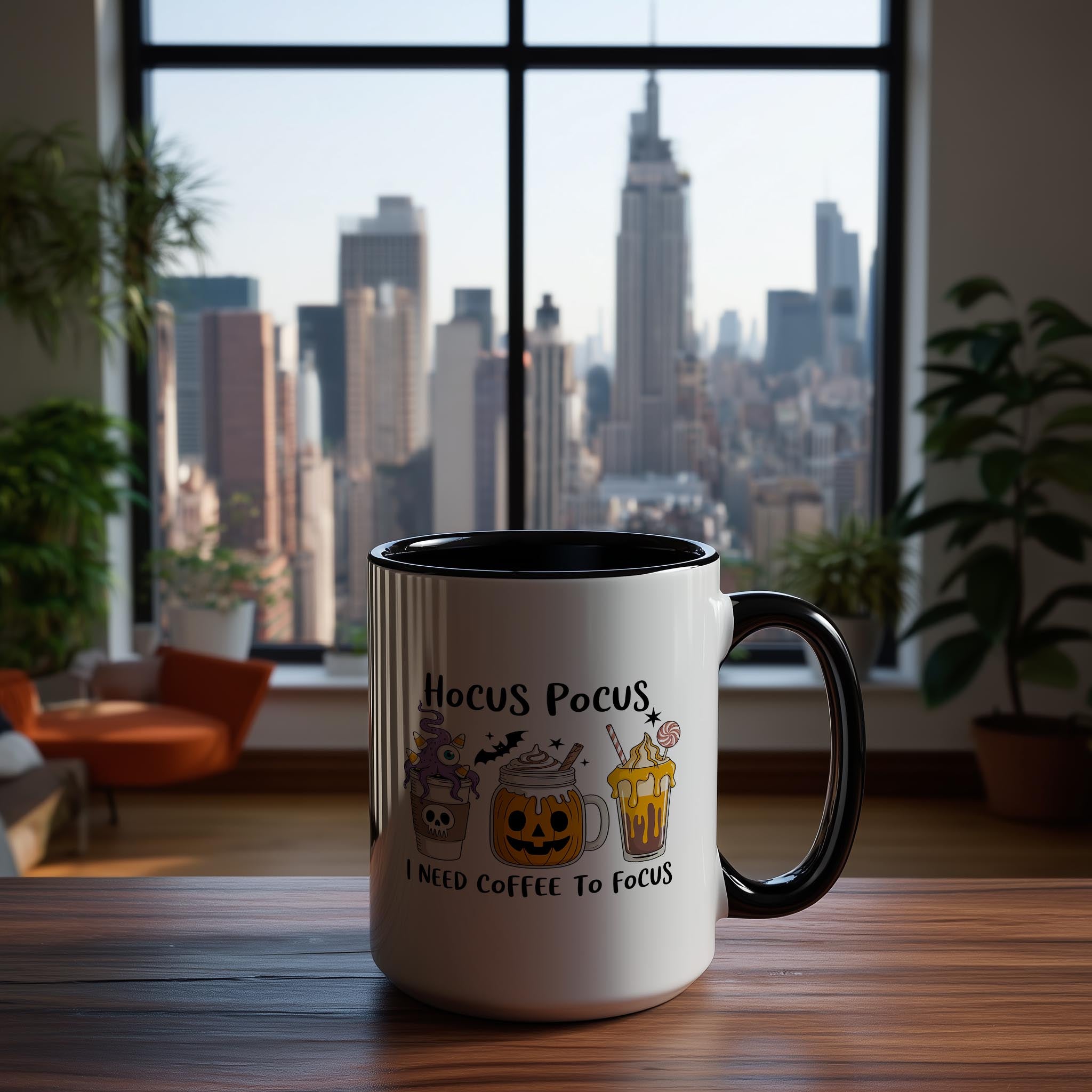 Hocus Pocus I need Coffee to Focus - Coffee Lovers Mug