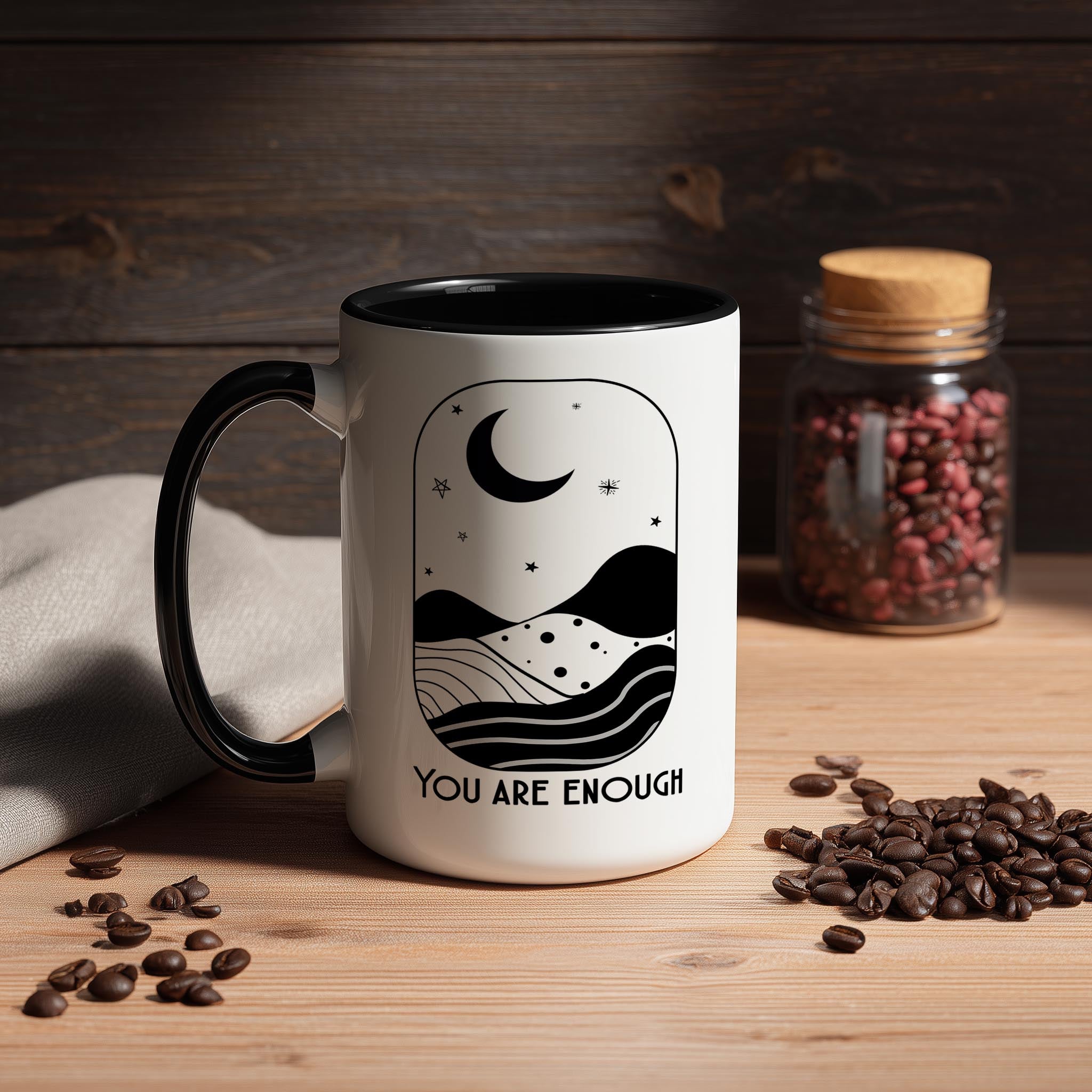 You Are Enough - Affirmation and Motivation Mug