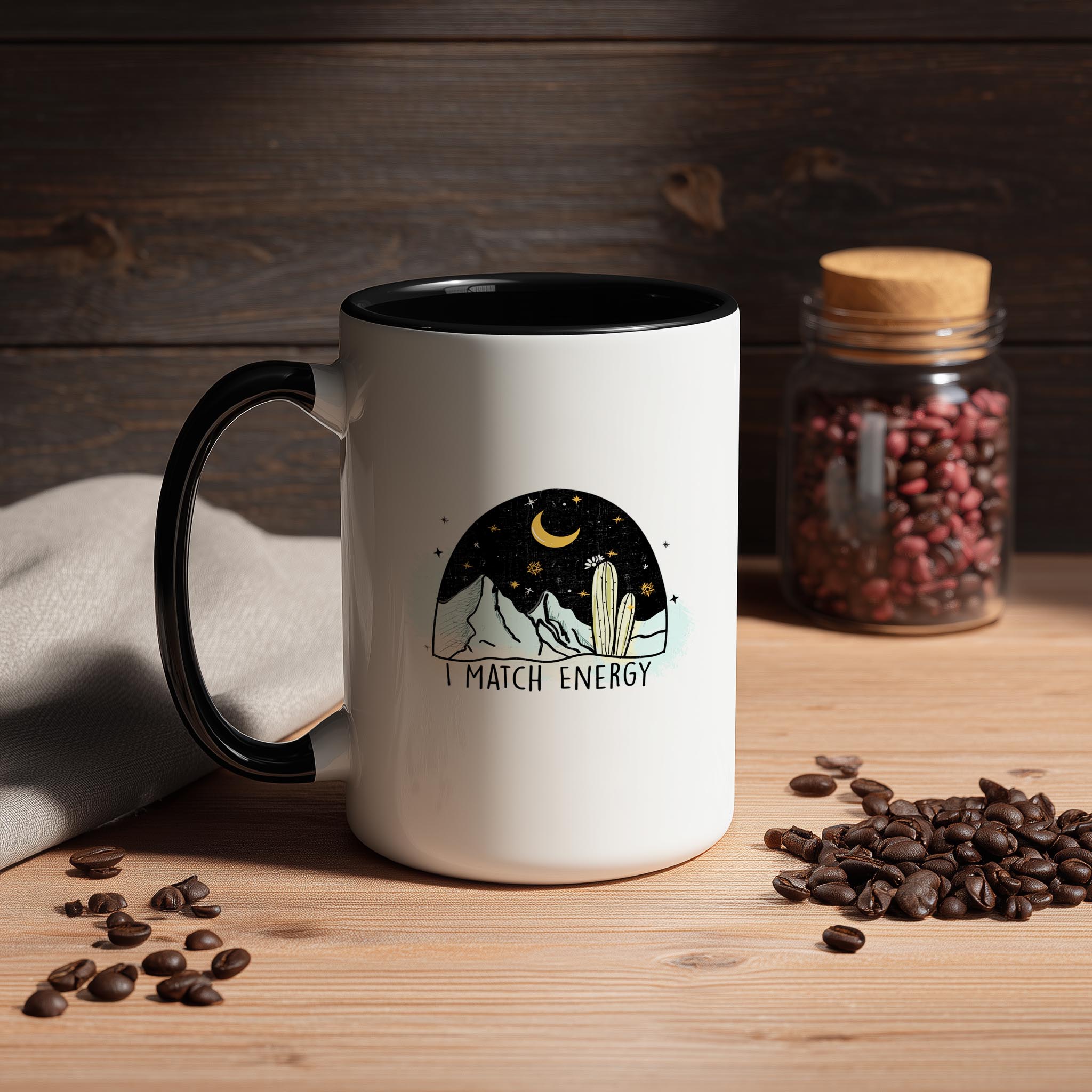 I Match Energy - Affirmation Mug