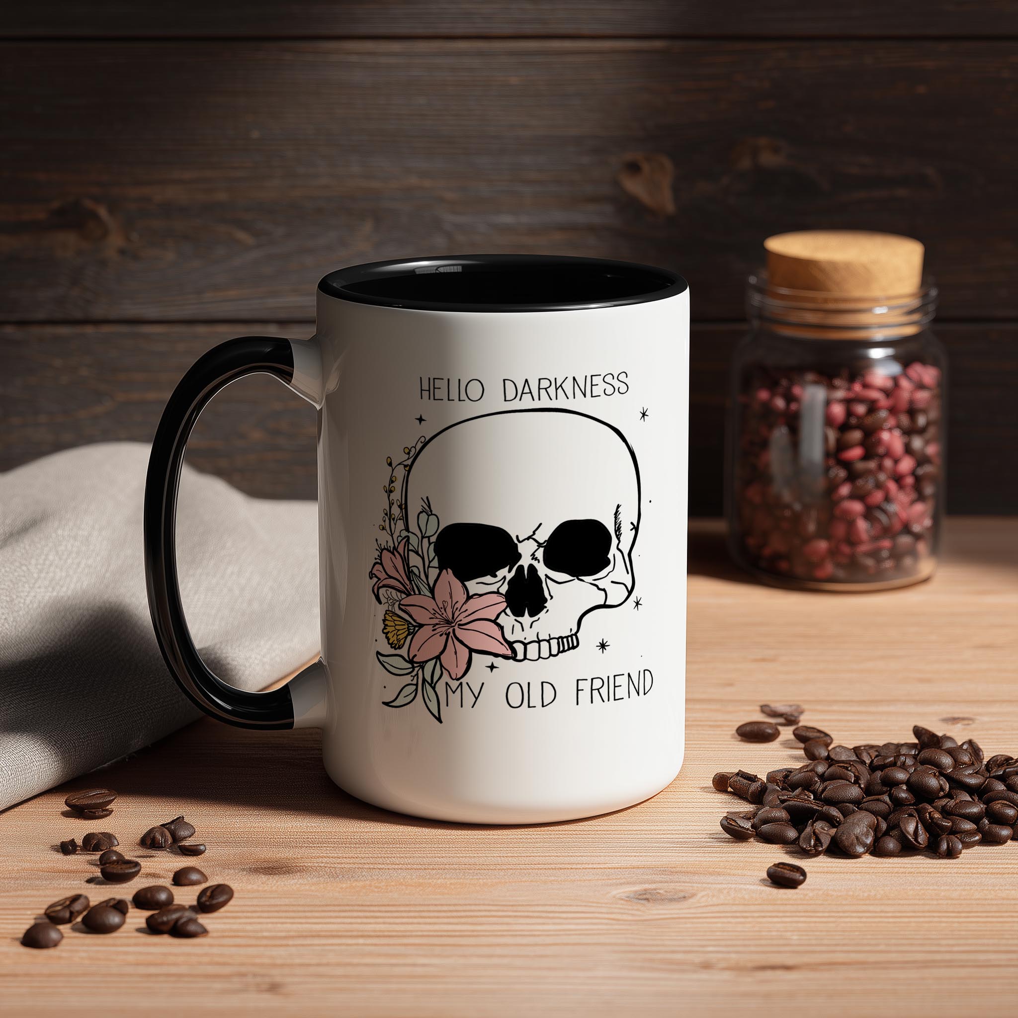 Hello Darkness My Old Friend - Adult Humor Mug