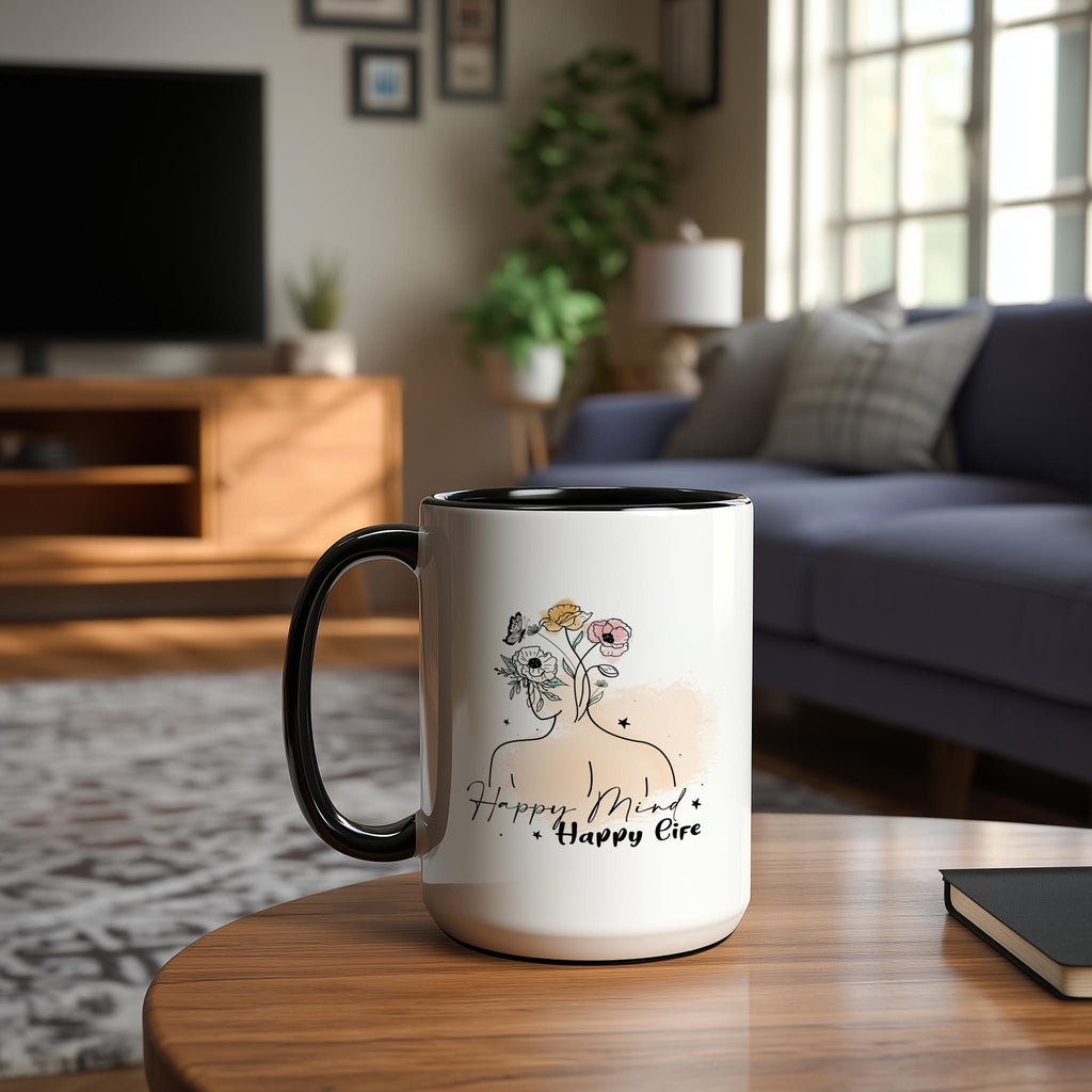 Happy Mind, Happy Life - Affirmation Mug