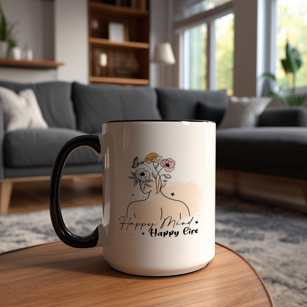 Happy Mind, Happy Life - Affirmation Mug