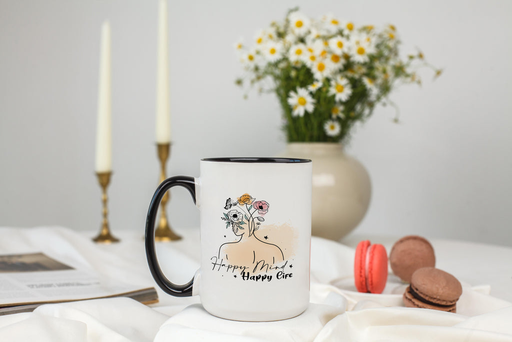 Happy Mind, Happy Life - Affirmation Mug
