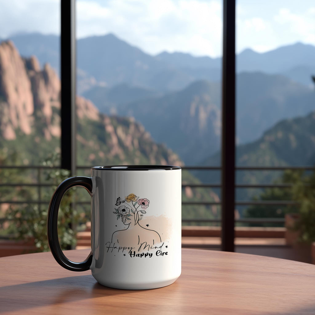 Happy Mind, Happy Life - Affirmation Mug