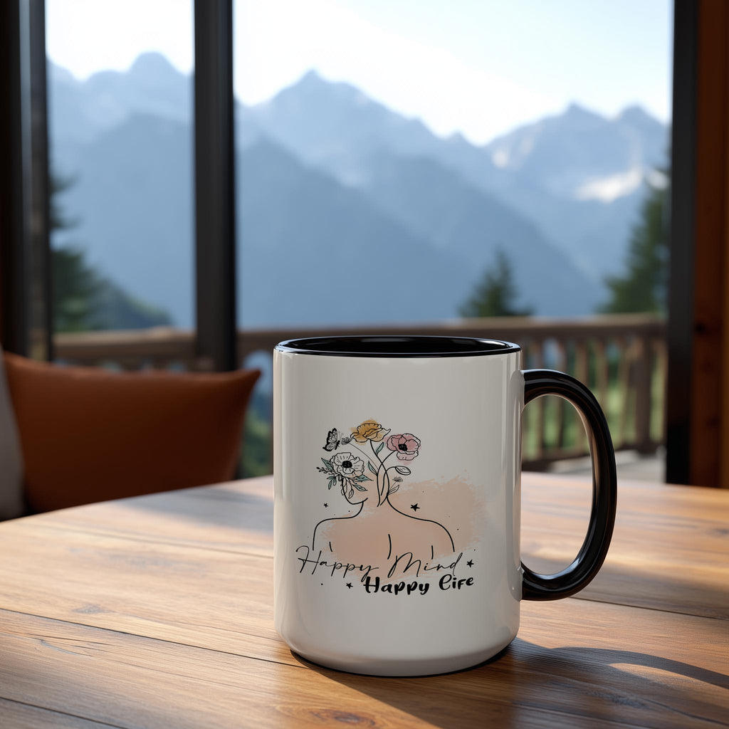Happy Mind, Happy Life - Affirmation Mug