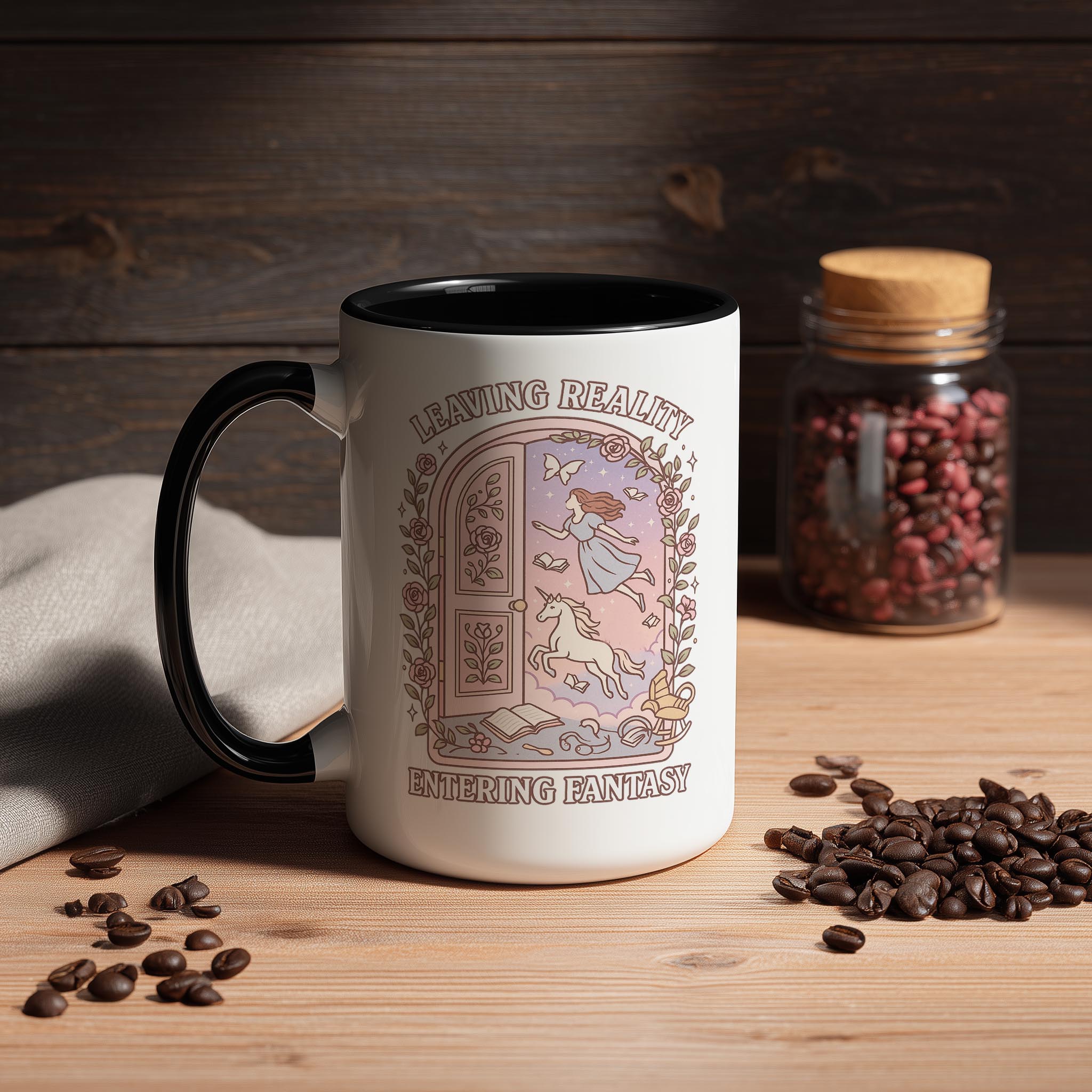 Leaving Reality, Entering Fantasy - Hobbies and Interests Mug