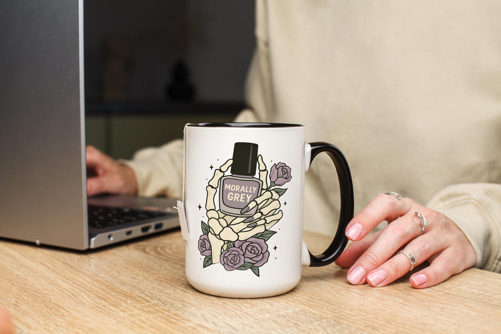 Morally Grey - Adult Humor Mug