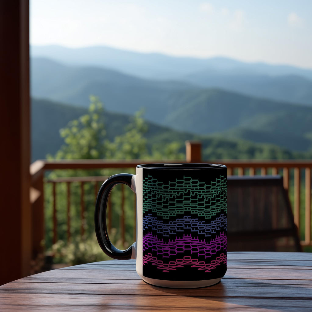 Hidden Message "No Time For Bullsh*t" Mug