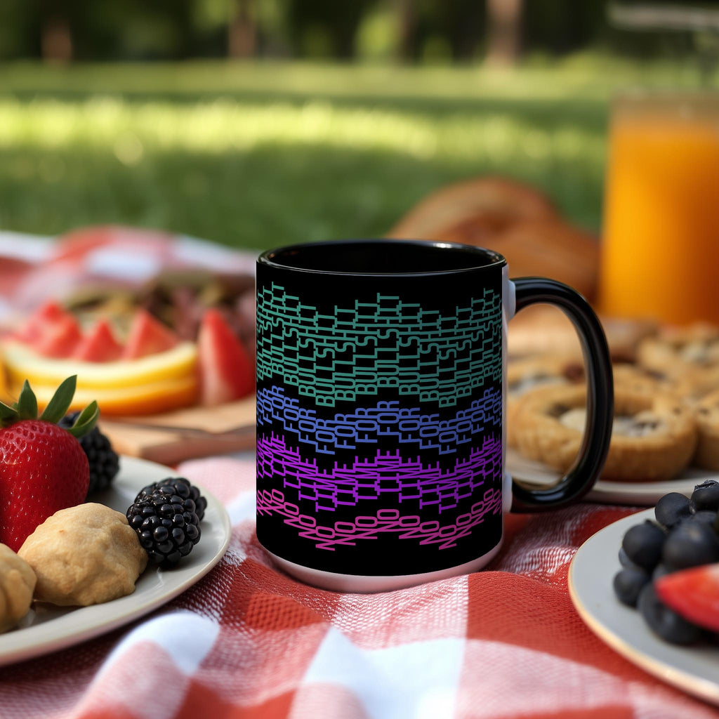 Hidden Message "No Time For Bullsh*t" Mug