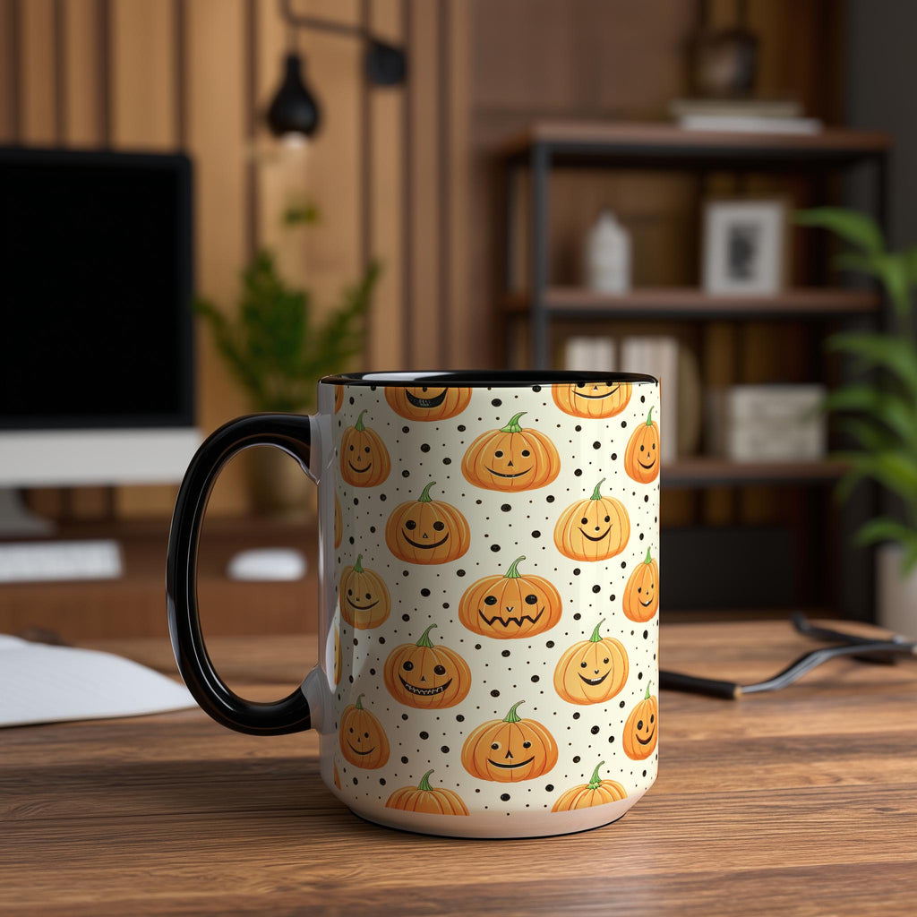 Pumpkin Pattern - Halloween Mug