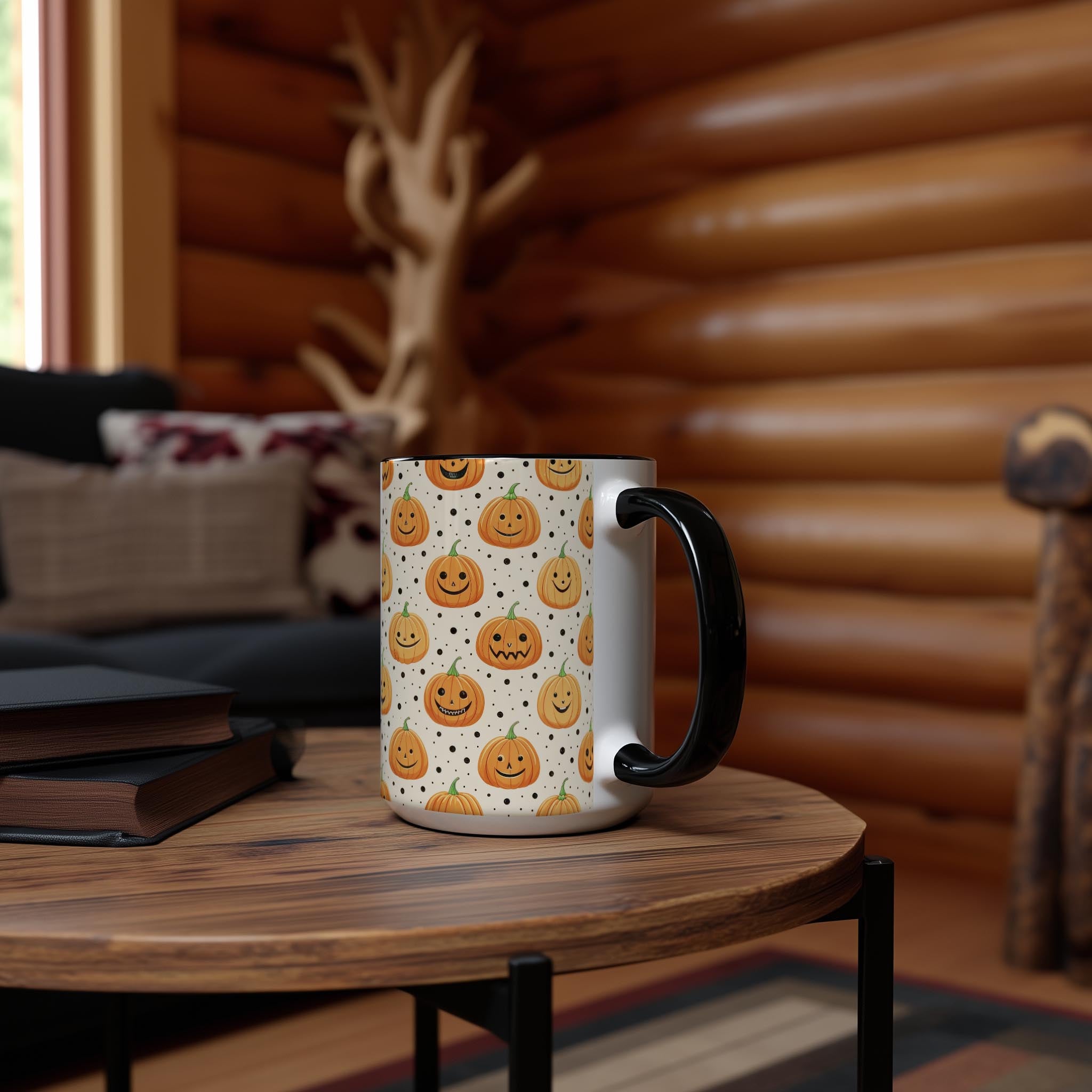 Pumpkin Pattern - Halloween Mug