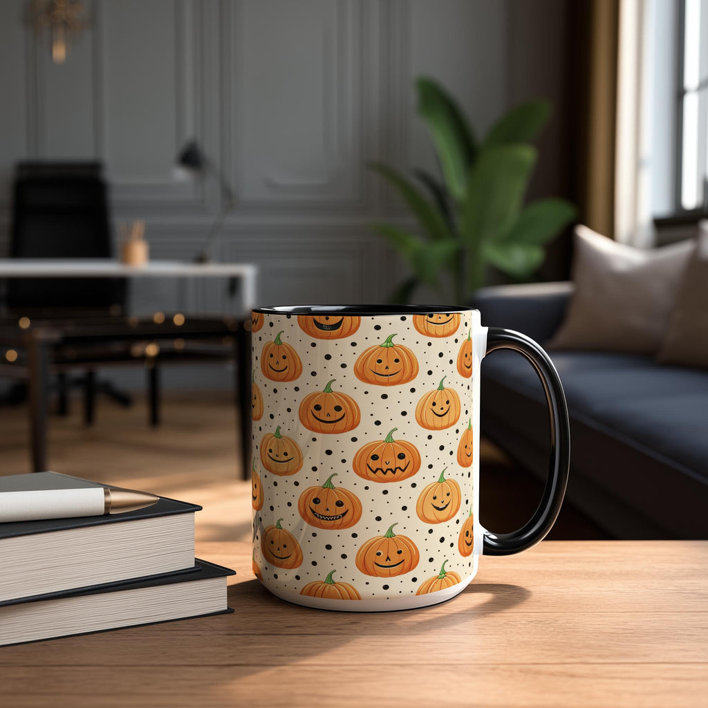 Pumpkin Pattern - Halloween Mug