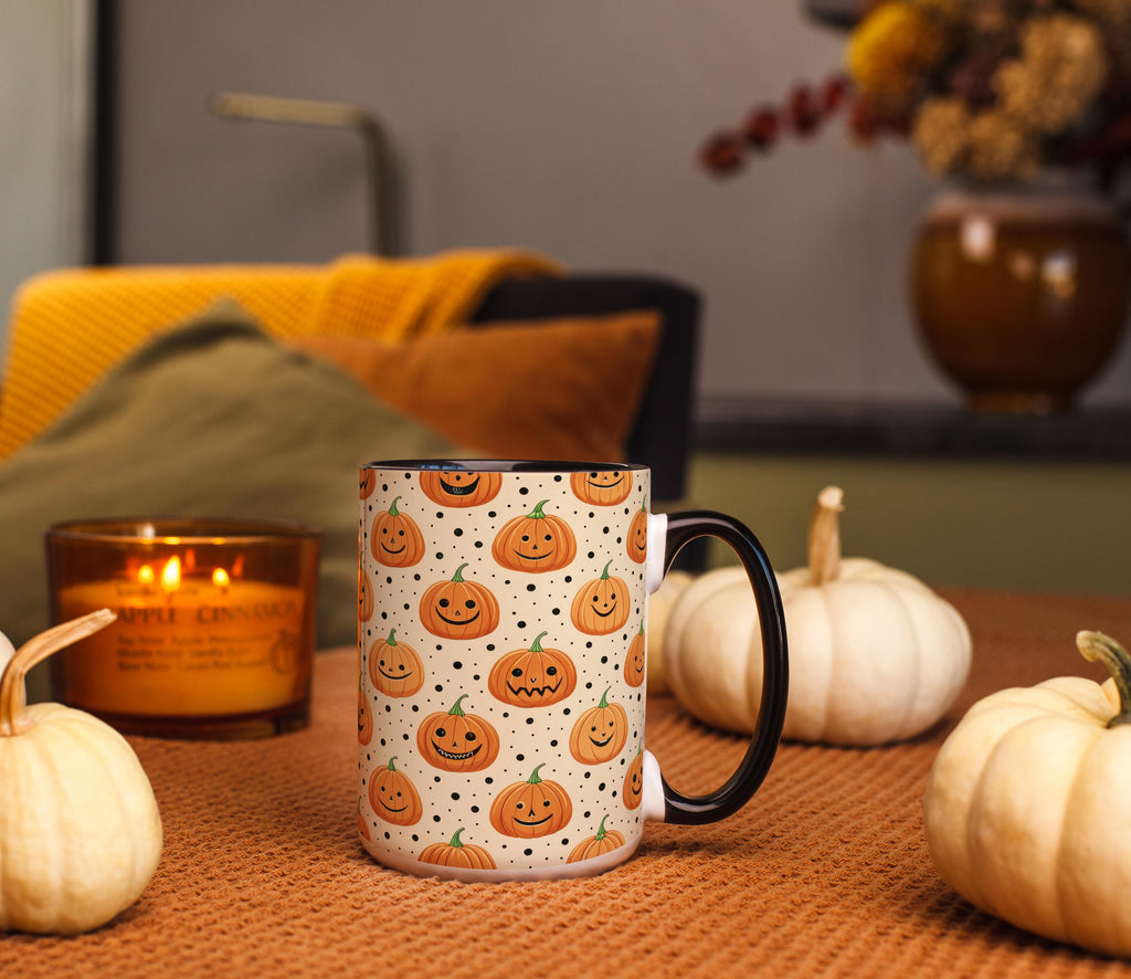 Pumpkin Pattern - Halloween Mug
