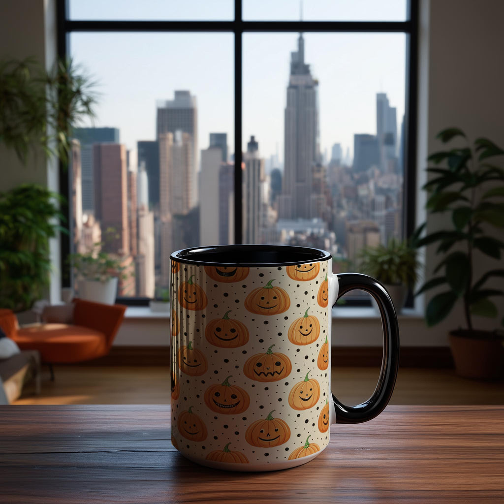 Pumpkin Pattern - Halloween Mug