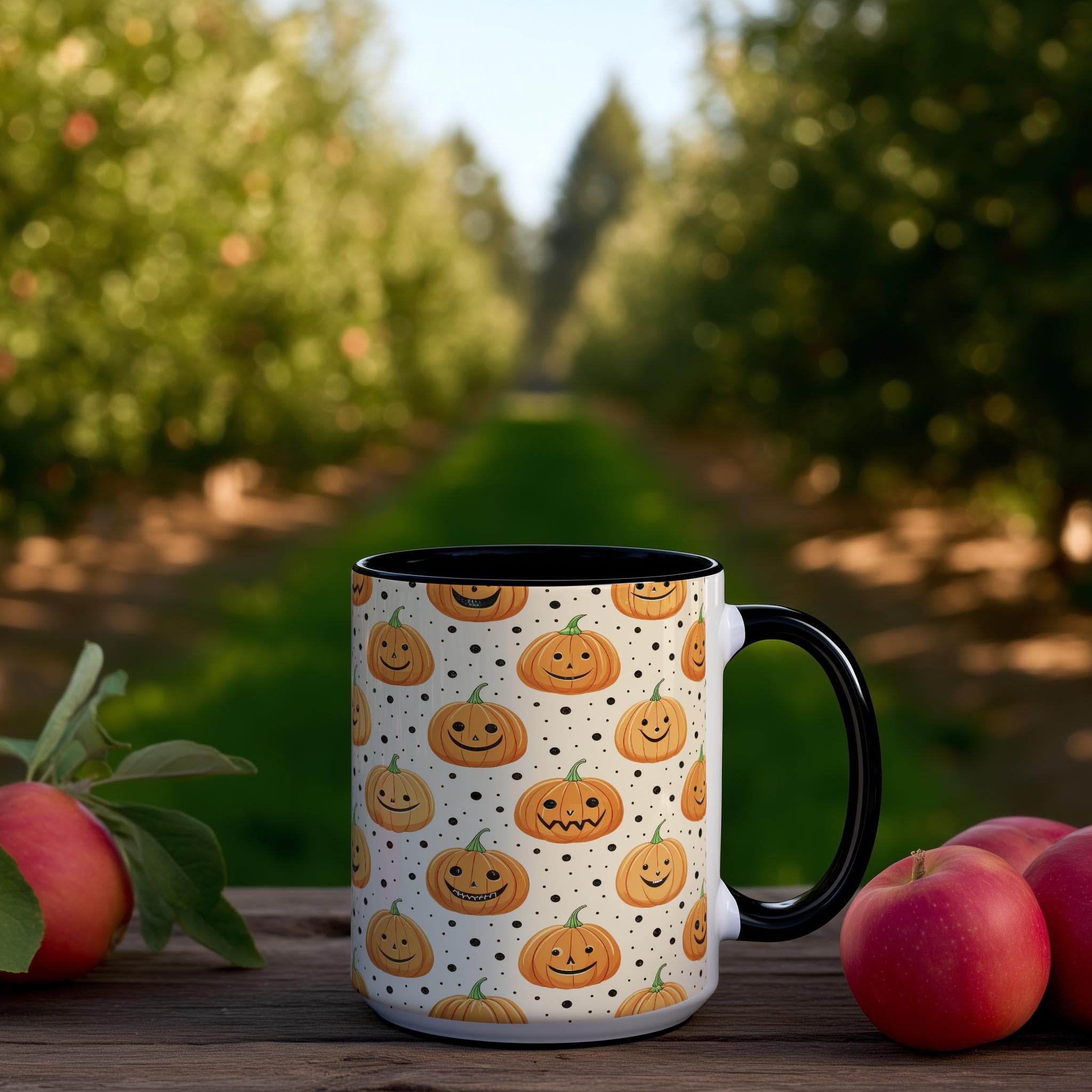 Pumpkin Pattern - Halloween Mug