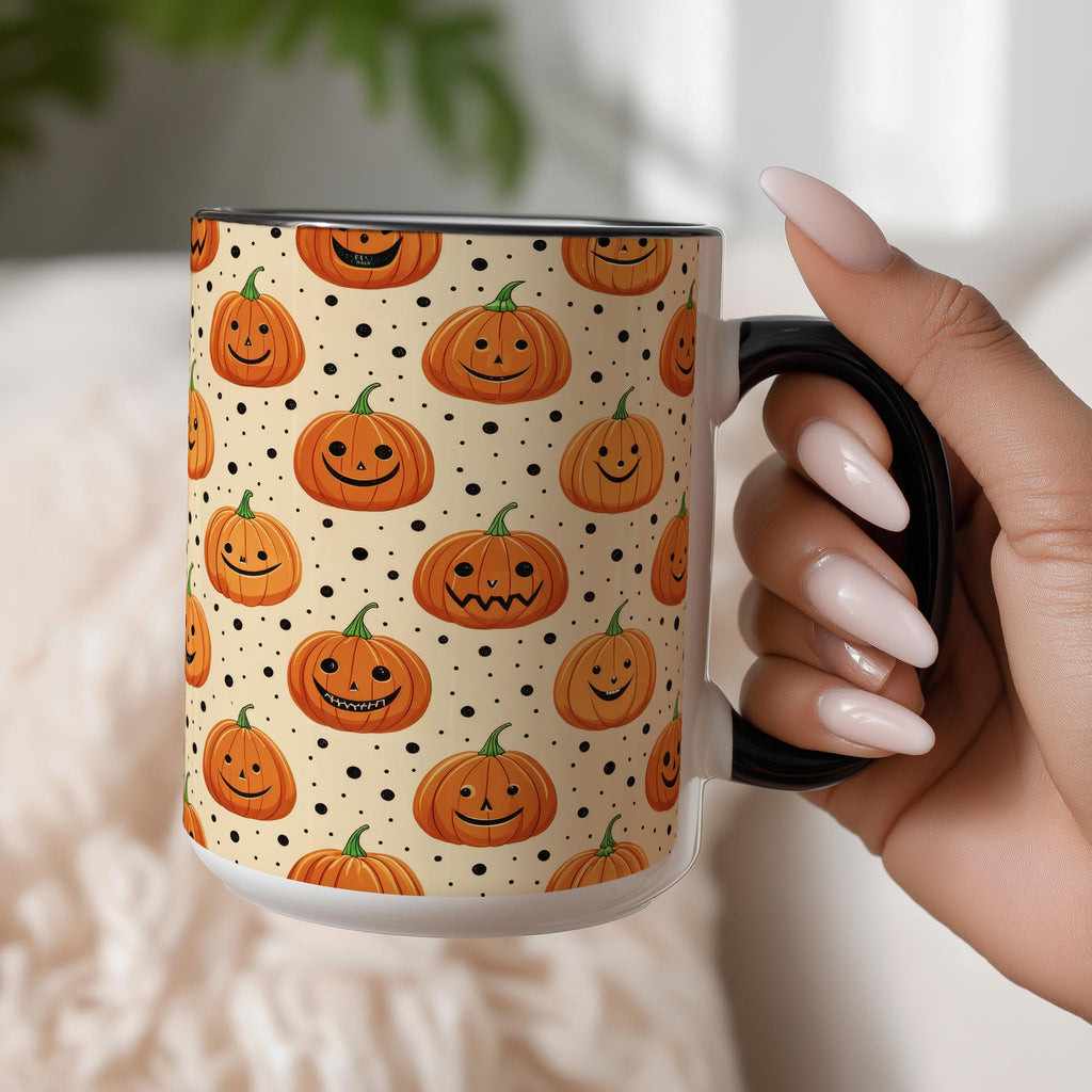 Pumpkin Pattern - Halloween Mug