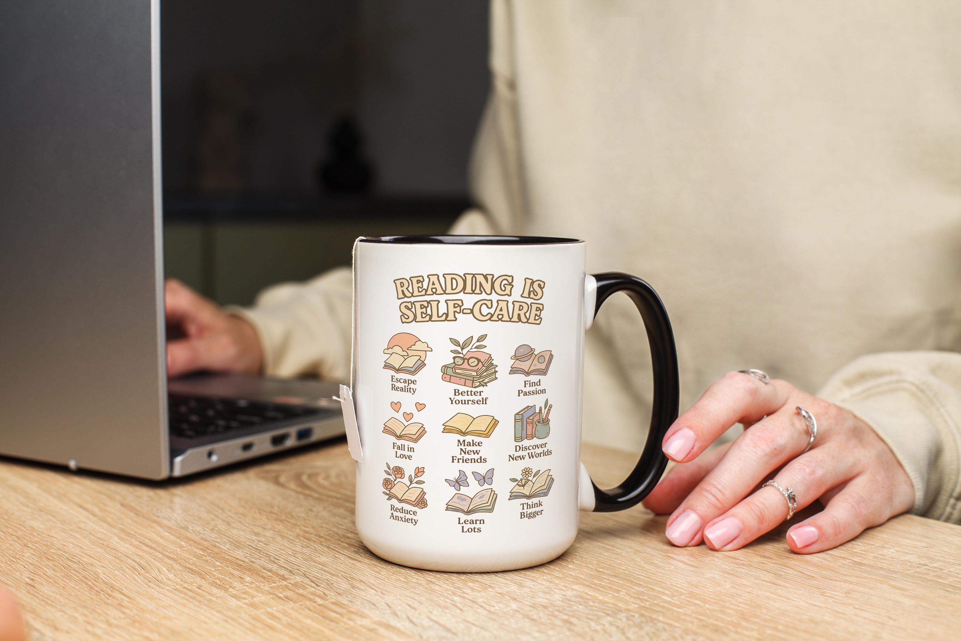 Reading is Self Care - Hobbies and Interests Mug