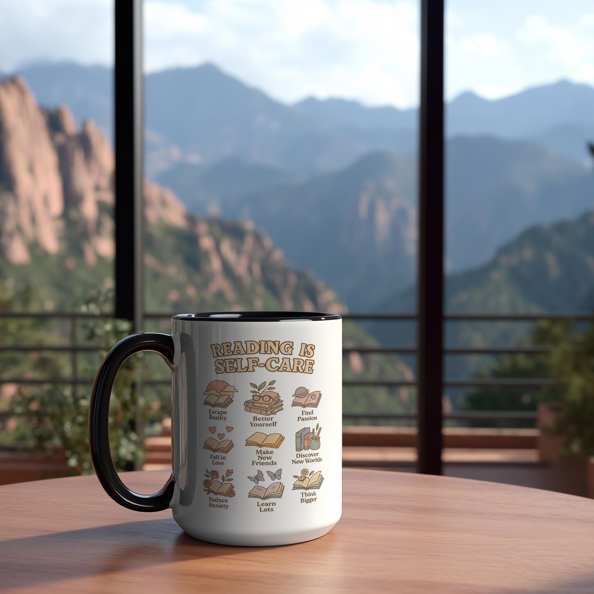 Reading is Self Care - Hobbies and Interests Mug