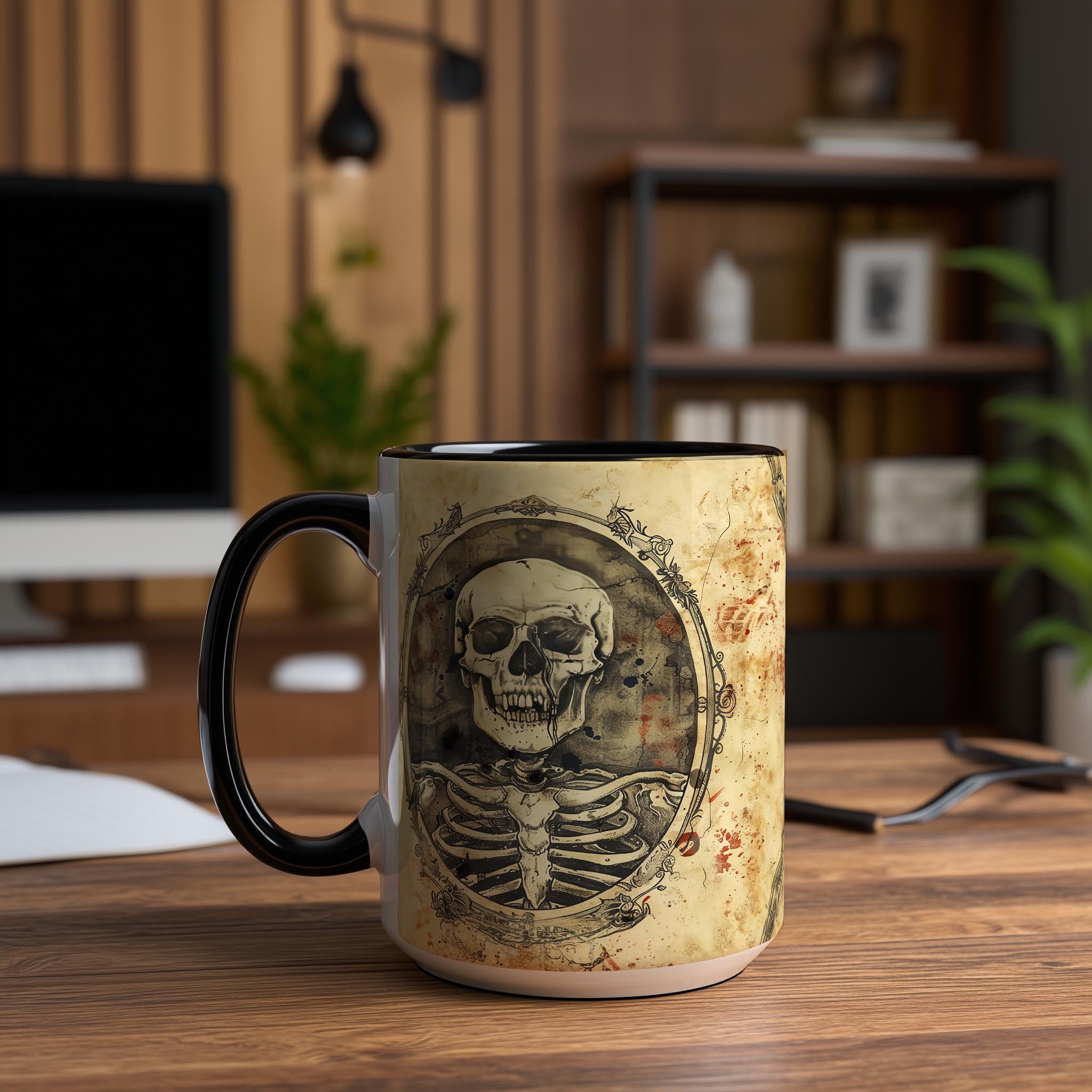 Skeleton Portraits - Halloween Mug