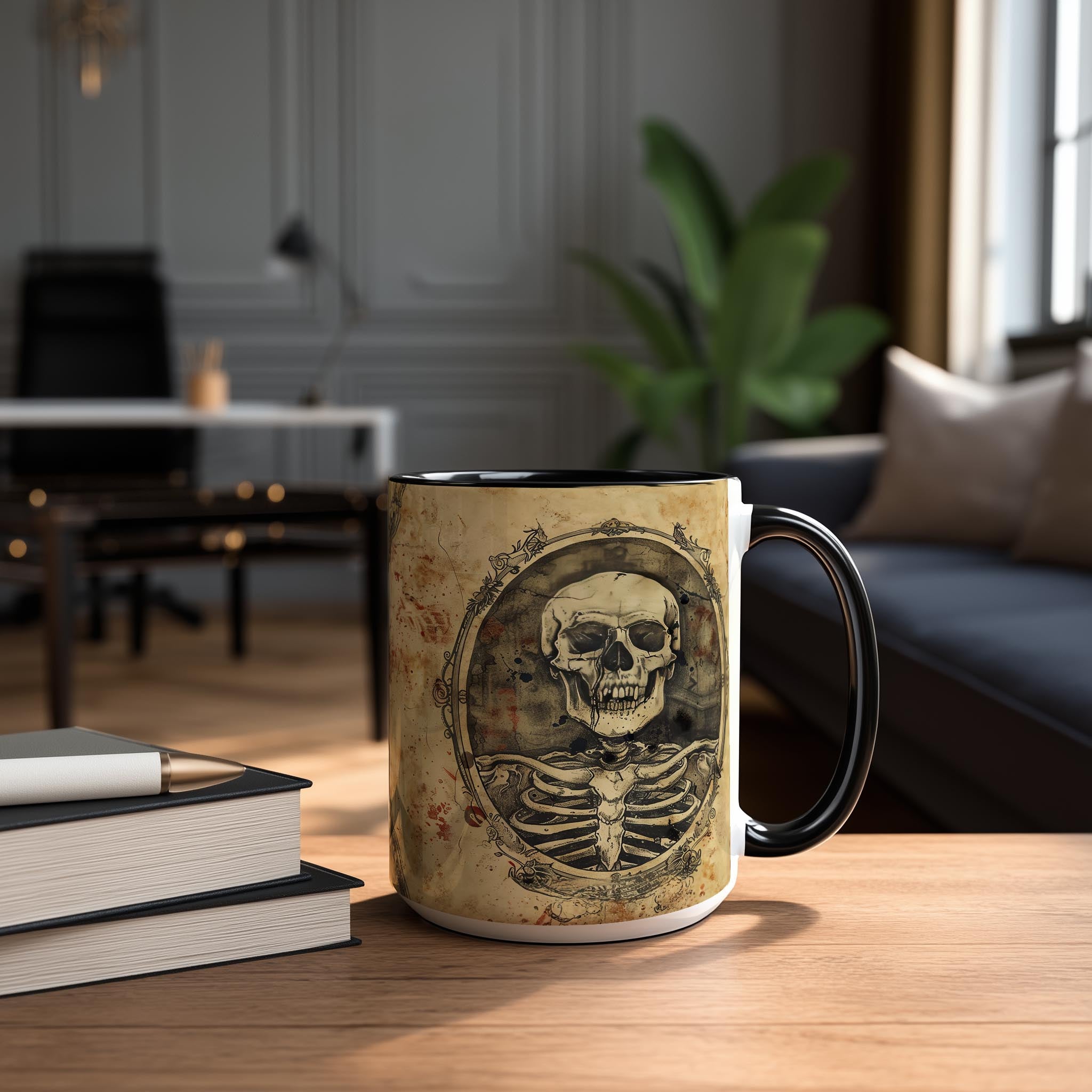 Skeleton Portraits - Halloween Mug