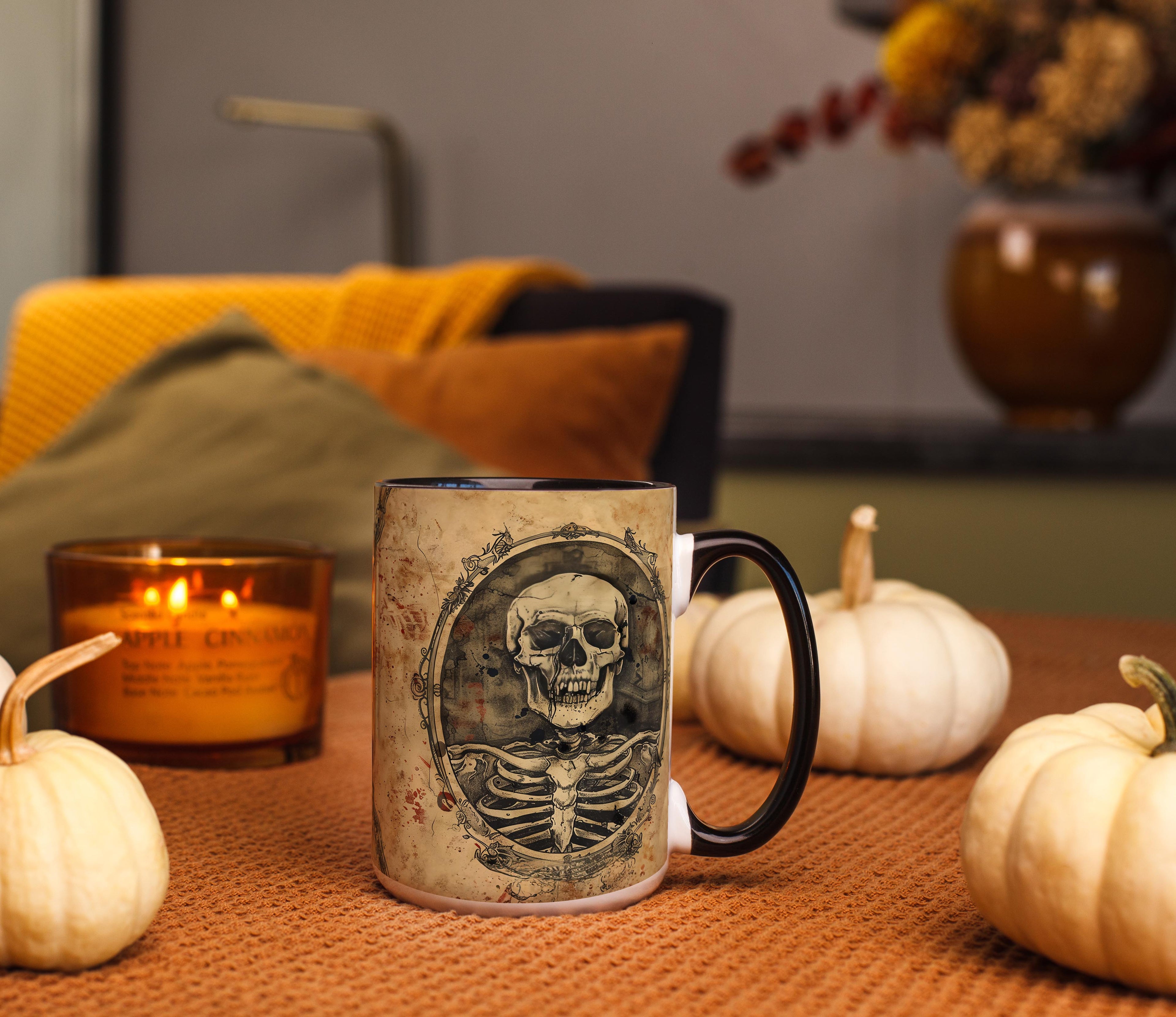 Skeleton Portraits - Halloween Mug