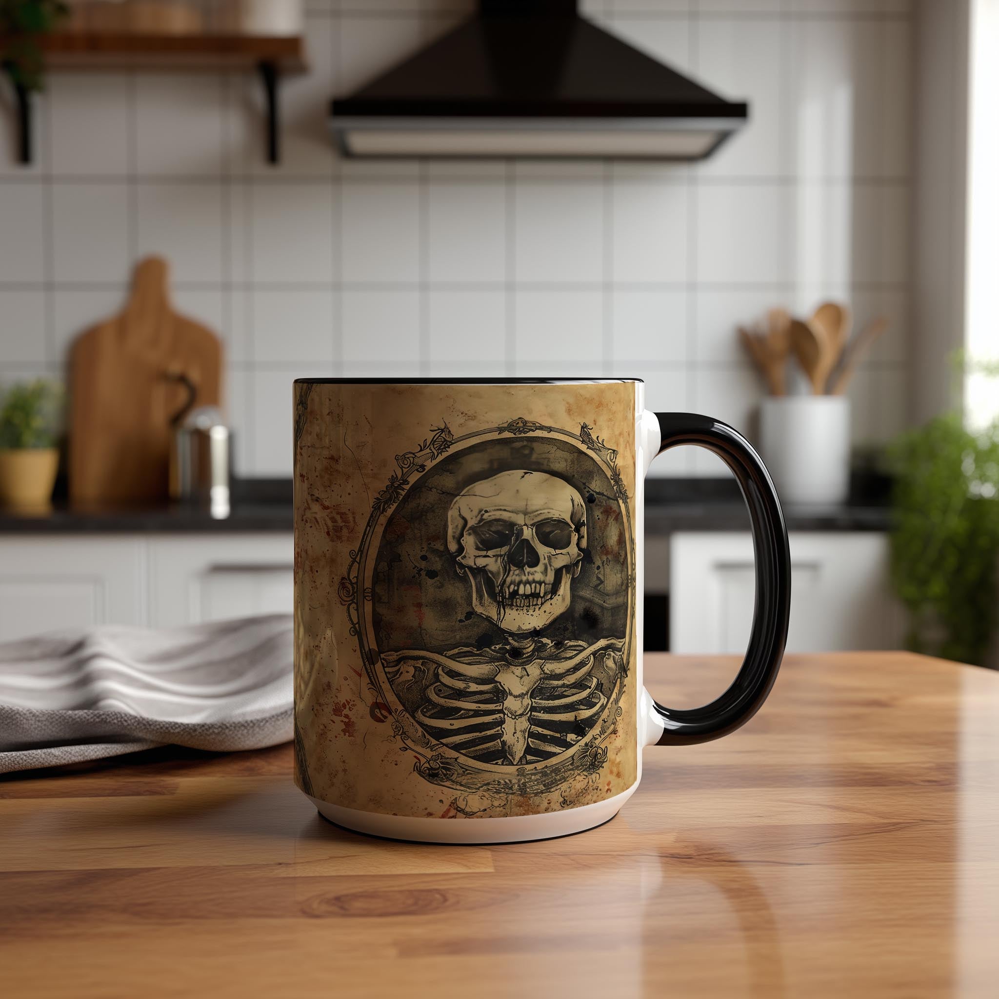 Skeleton Portraits - Halloween Mug