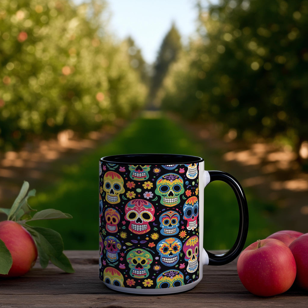 Sugar Skull Pattern - Halloween Mug