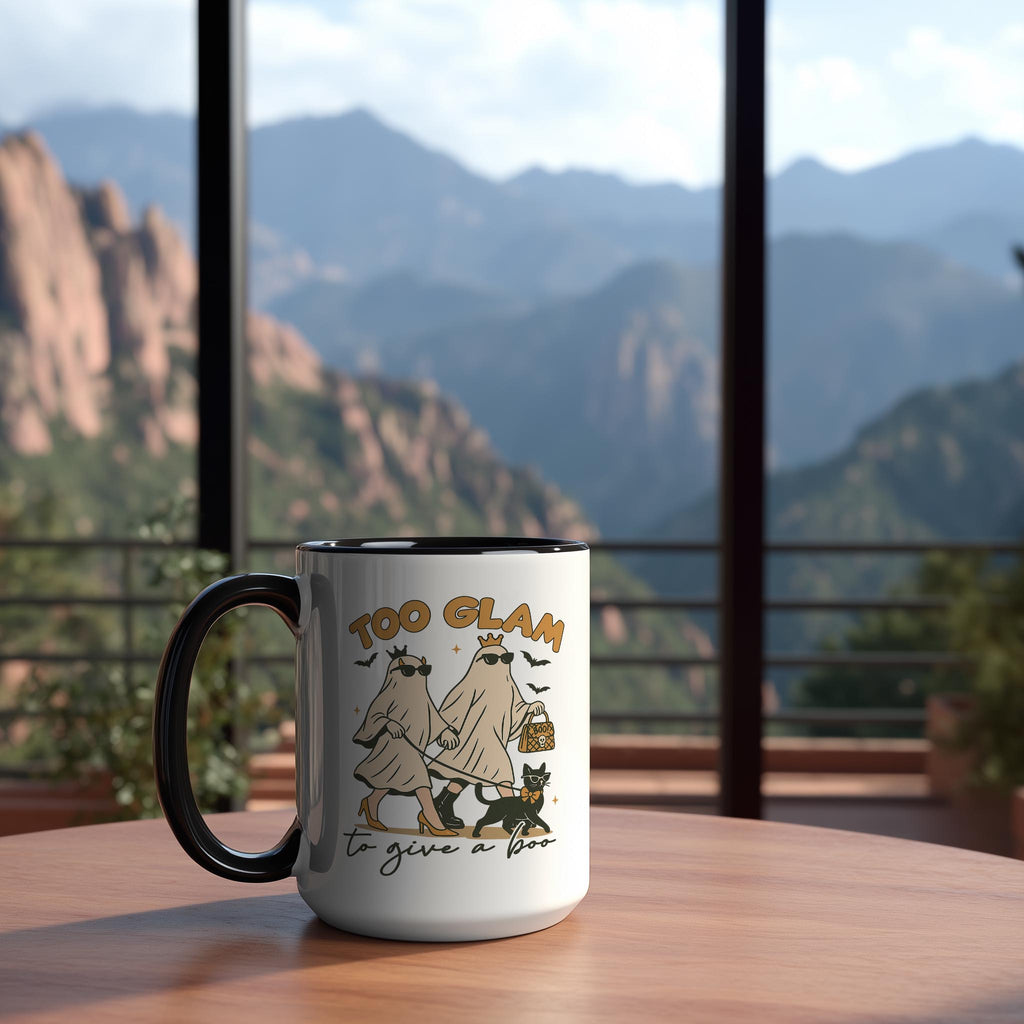 Too Glam to Give a Boo - Halloween Mug