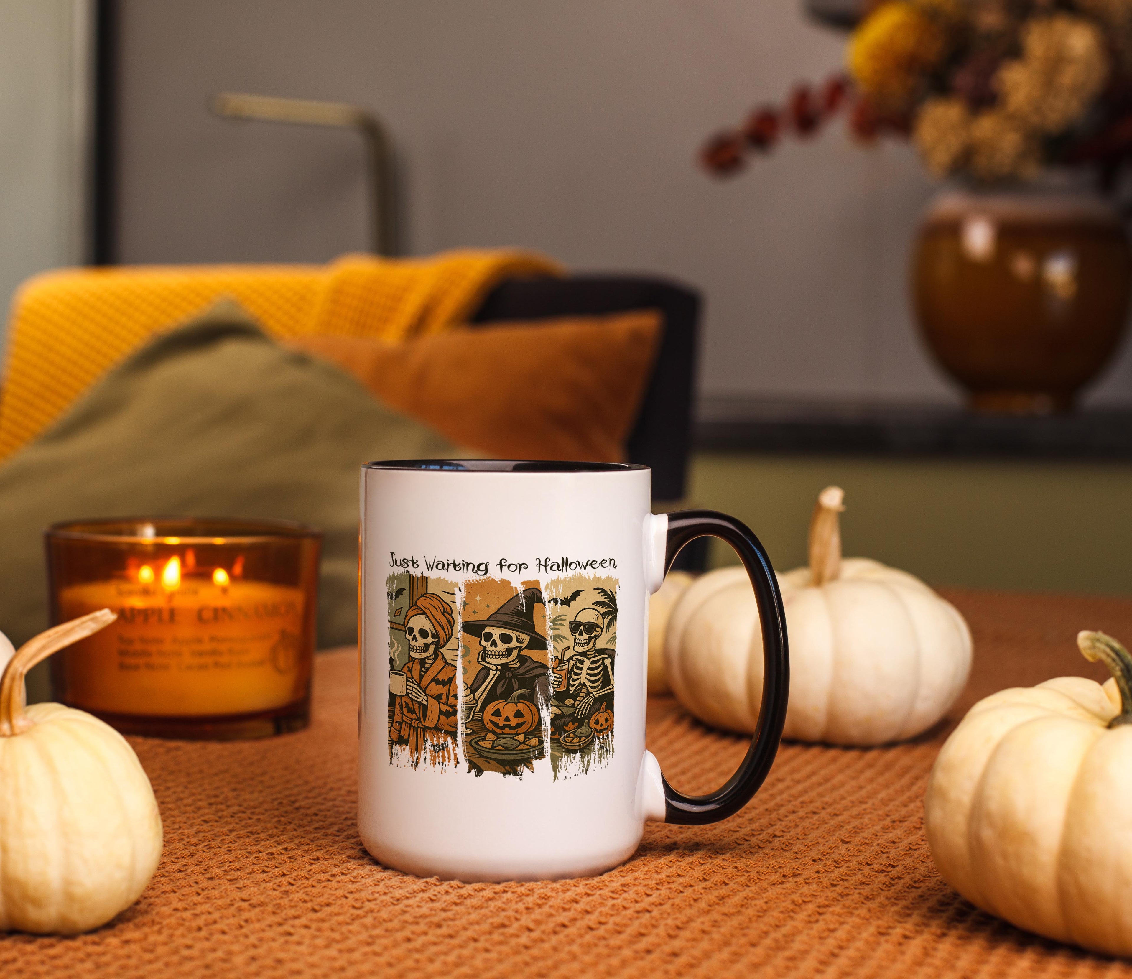 Just Waiting for Halloween - Halloween Mug