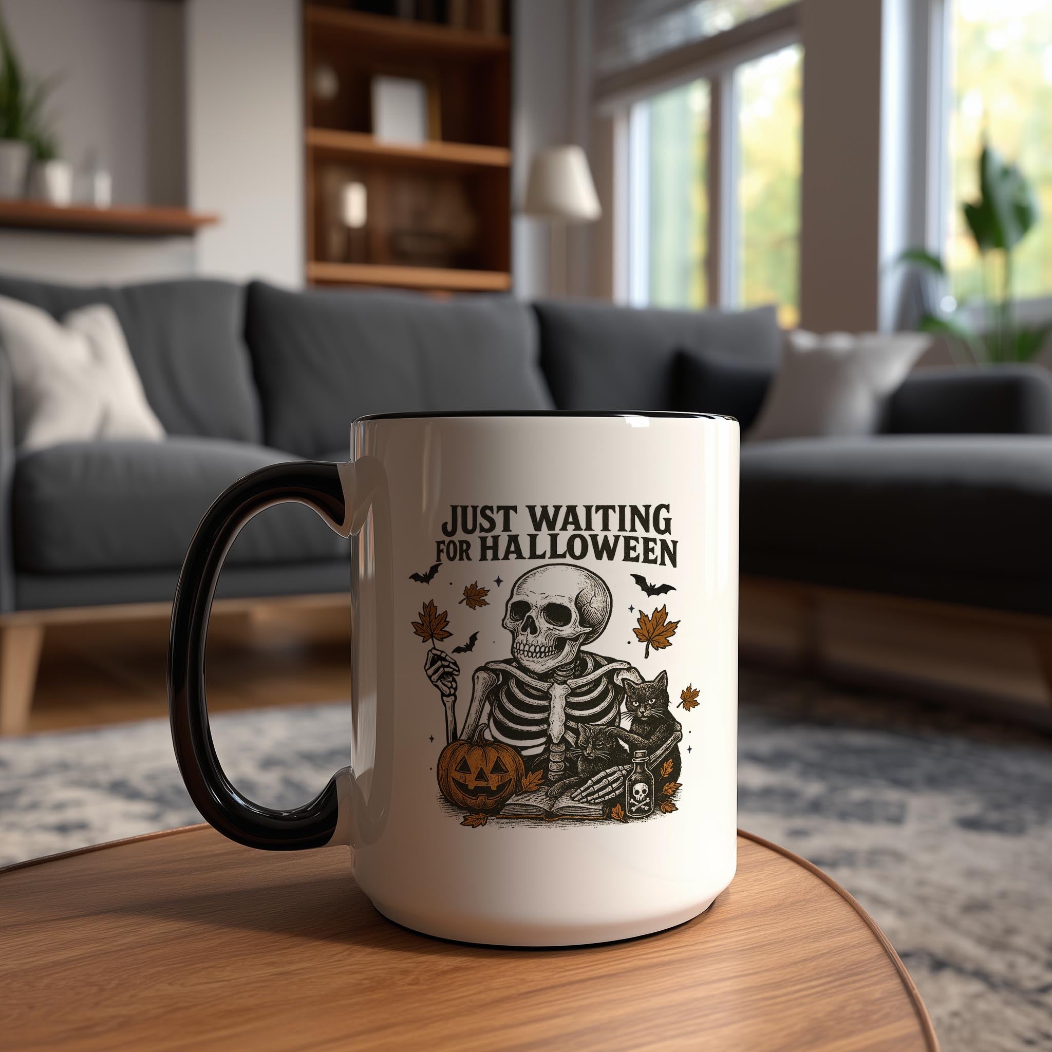 Just Waiting for Halloween - Halloween Mug